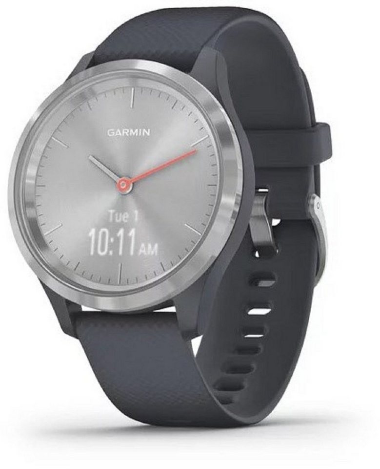 Garmin Vívomove 3S Sport Smartwatch, Größe der Hülle: 39 mm; Gewicht: 38,6  g; Wasserfestigkeit :50 m (5 ATM)