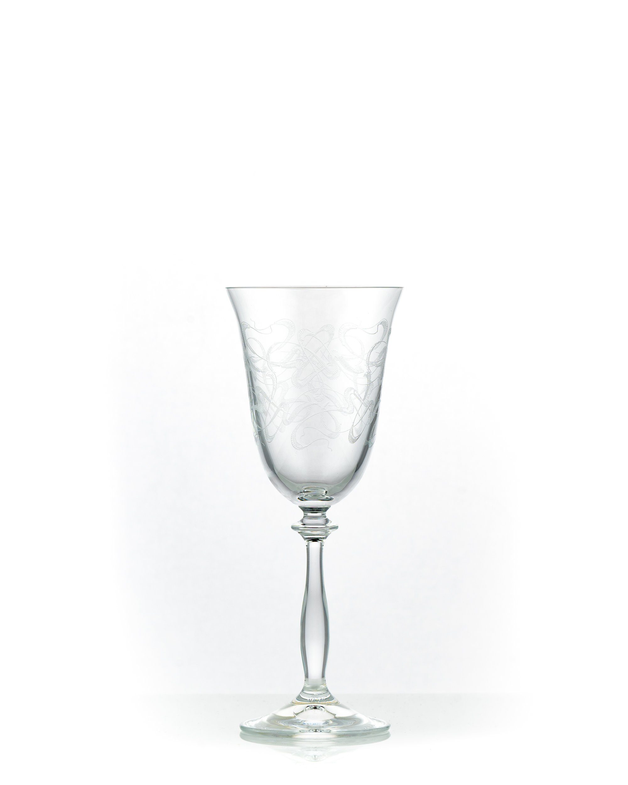 Crystalex Rotweinglas Royal C5646 Ornament Ge. 350 ml 6er Set, 6-tlg., Kristallglas, pantografie, Kristallglas