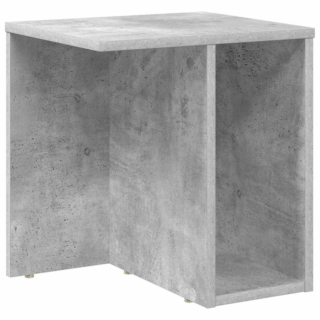 vidaXL Beistelltisch Beistelltisch Beton Grau 37 x 32 x 40 cm Holzwerkstoff (1-St)