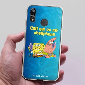 DeinDesign Handyhülle Patrick Star Spongebob Schwammkopf Serienmotiv, Huawei P20 Lite Silikon Hülle Bumper Case Handy Schutzhülle