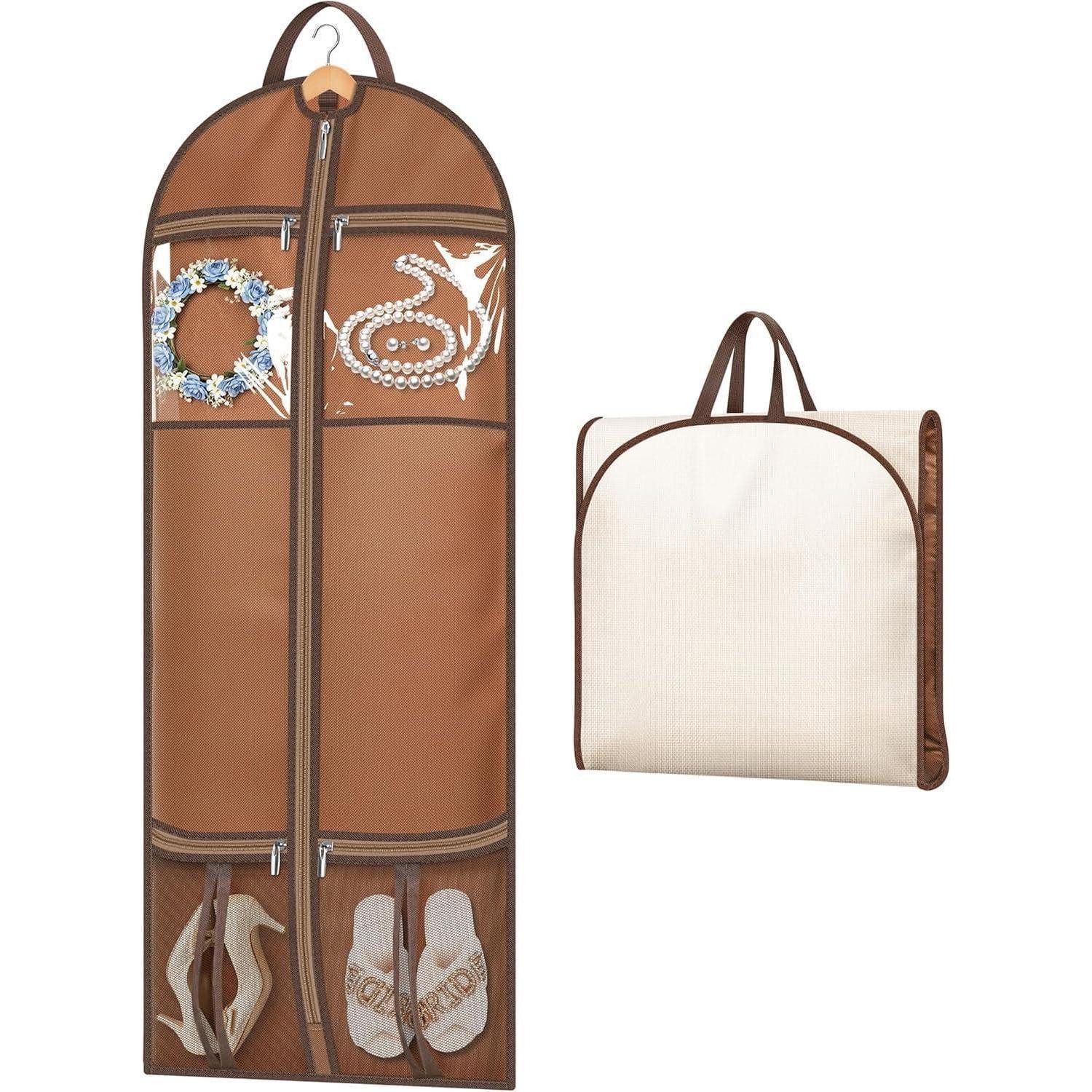 LuxusKollektion Kleiderschutzhülle Kleidersack Damen 65" mit Taschen (1 St)