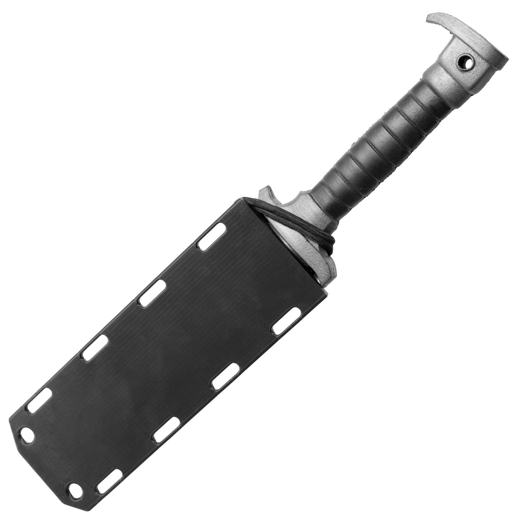 Blasterparts Kostüm Ripley Polsterwaffe mit taktischer Messerscheide, Das Set aus kernlosem Ripley Schaumstoff-Messer und taktischer 3D-Druc