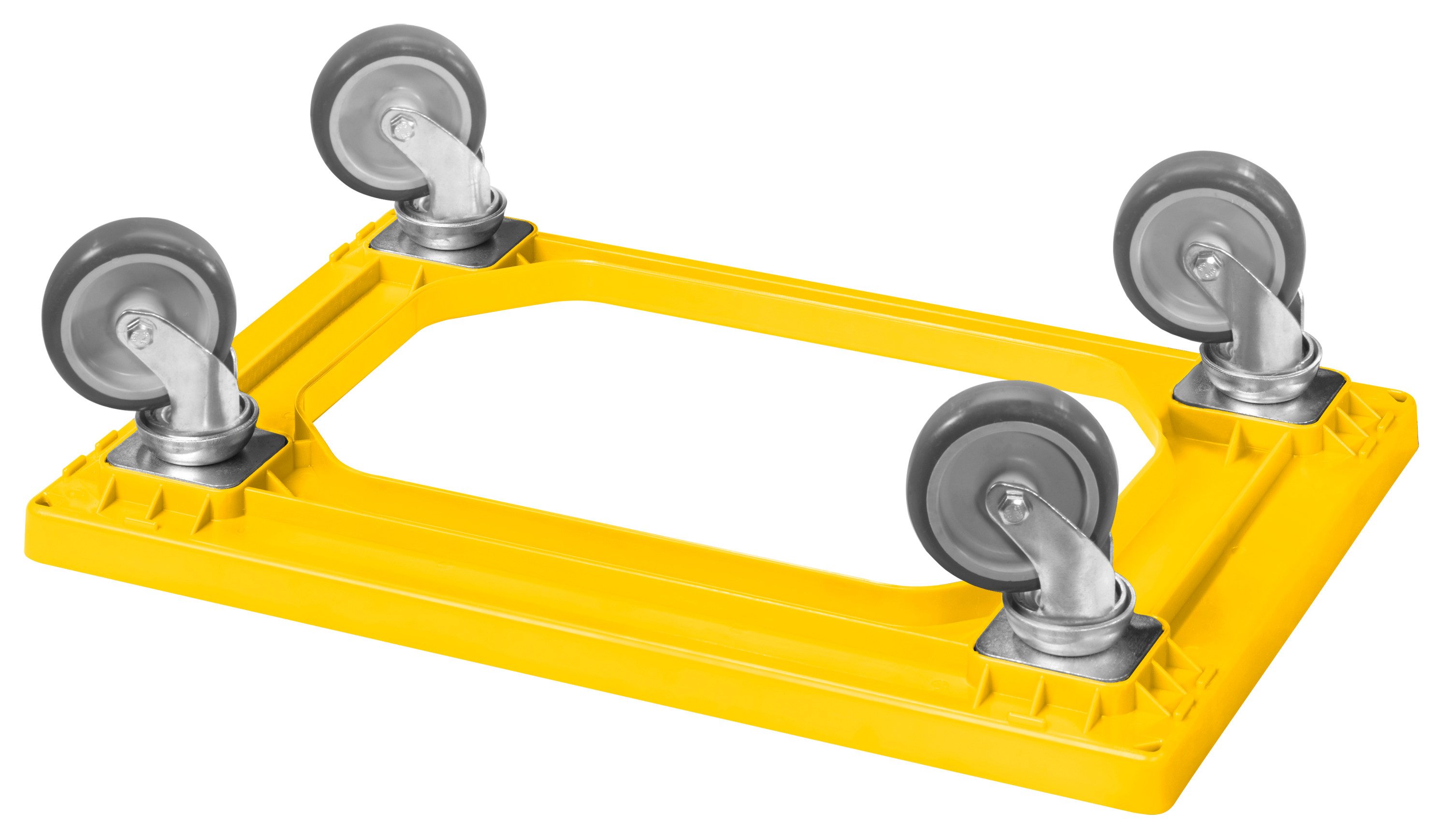 Logiplast Stapelbox Stapelbox 4 Bäckerkisten 600 x 400 x 410 mm und 1 Transportroller