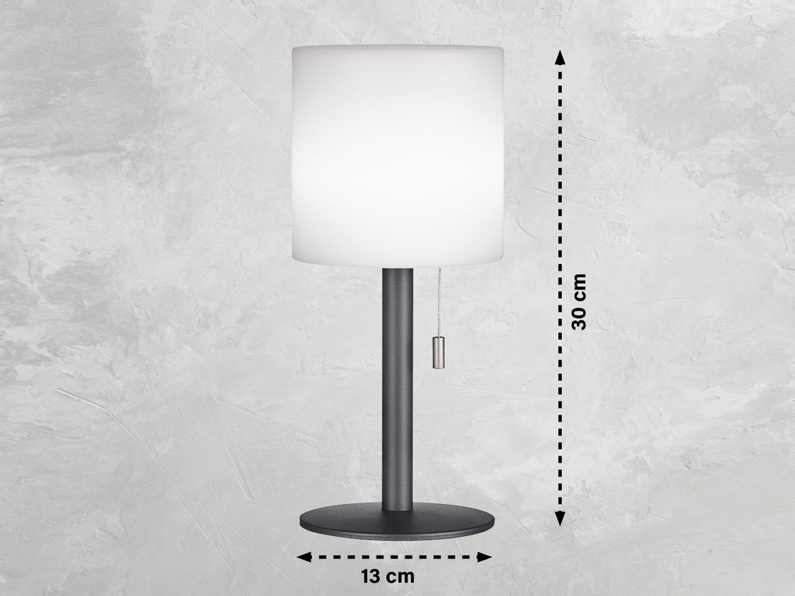 easy! BY FHL LED Außen-Tischleuchte, Farbwechsel, LED fest integriert, Warmweiß, RGB Farbwechsler, 2er SET Outdoor ohne Strom-Kabel, RGB Partybeleuchtung dimmbar H: 30cm