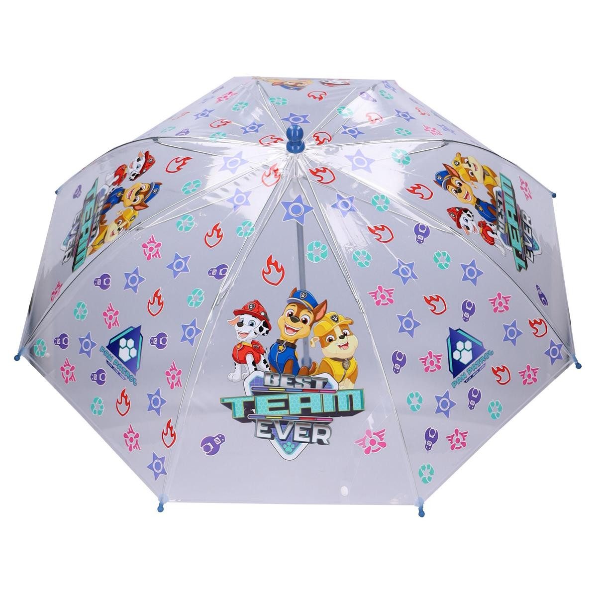 Vadobag Stockregenschirm Kinderschirm Regenschirm Paw Patrol, transparent