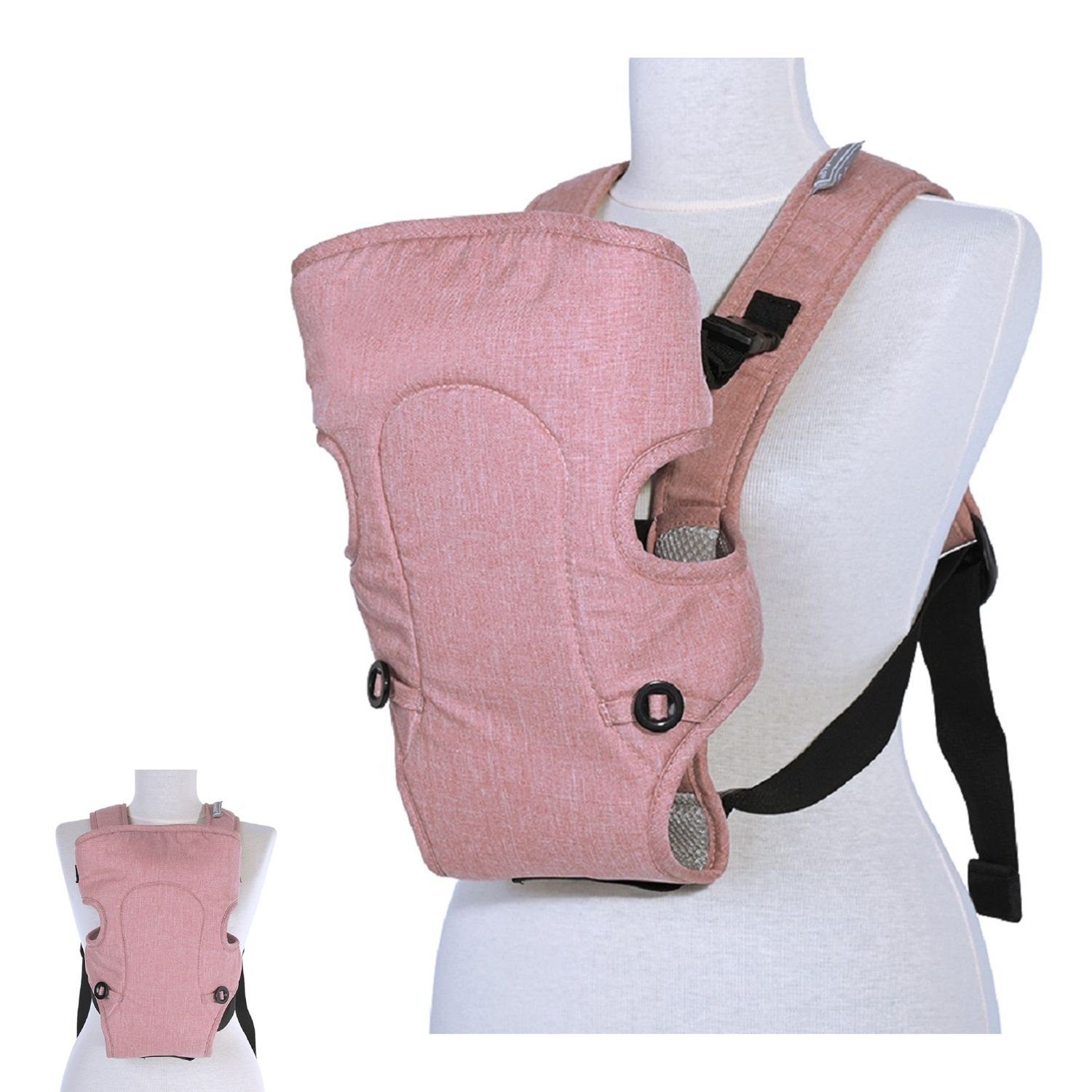 Bauchtrage Gurte Lorelli gepolsterte Babytrage rosa Positionen Between, Tragehilfe 2 Babytrage