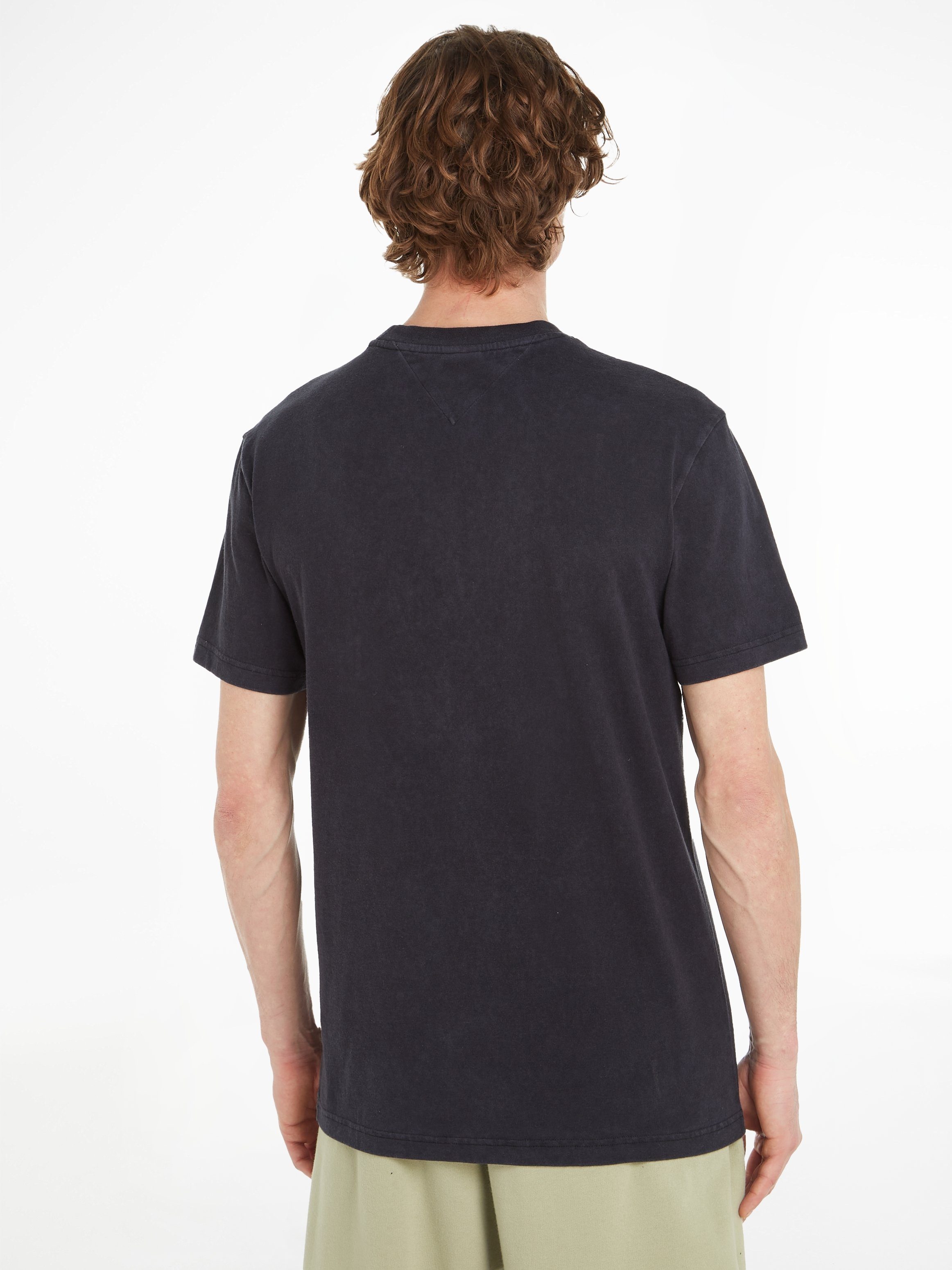 Tommy Jeans T-Shirt CLSC TJM Black TEE SIGNATURE WASHED