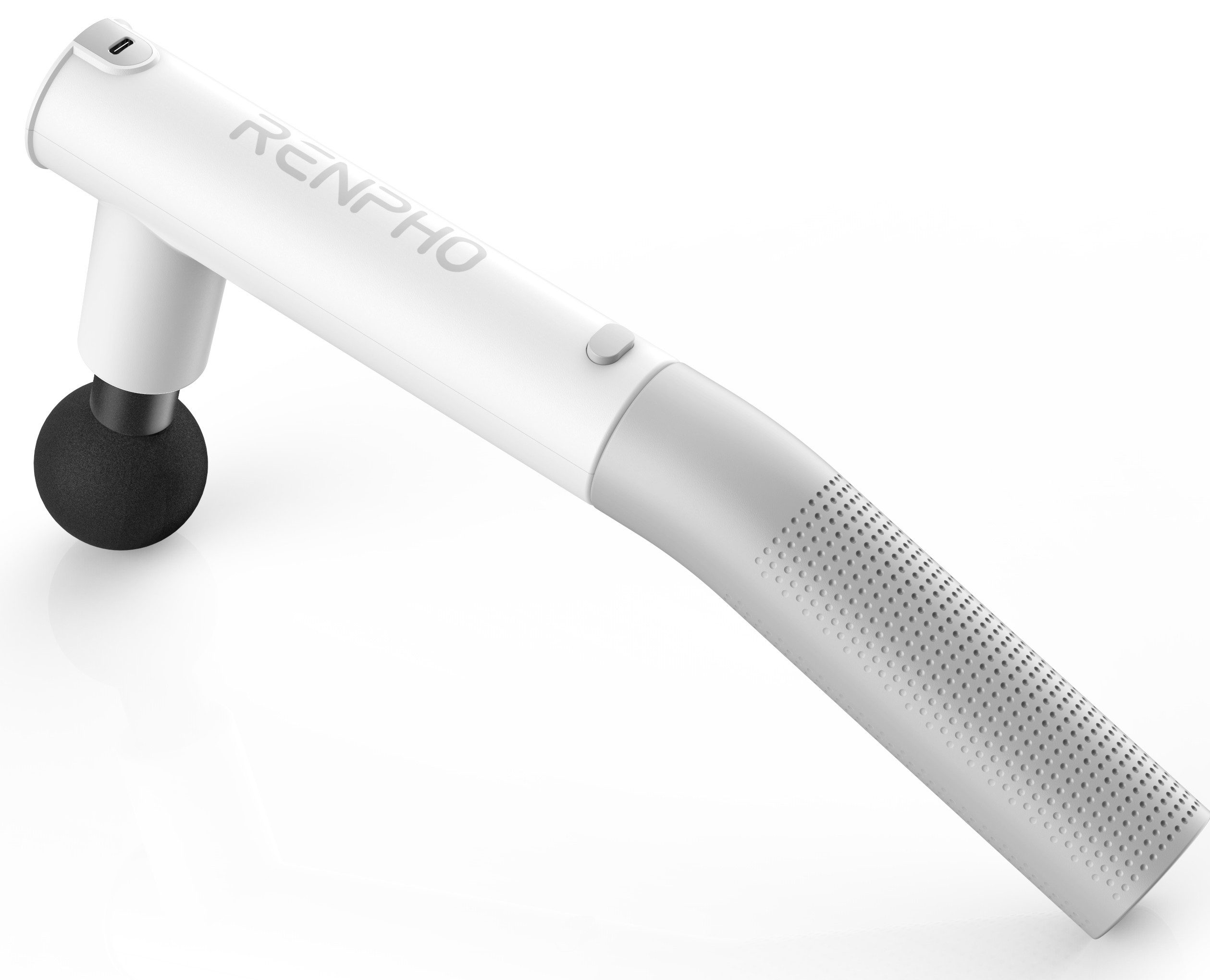 RENPHO Massagepistole Renpho Extend Massage Gun C004, Inkl.Verlängerungsgriff für schwer zu erreichende Stellen