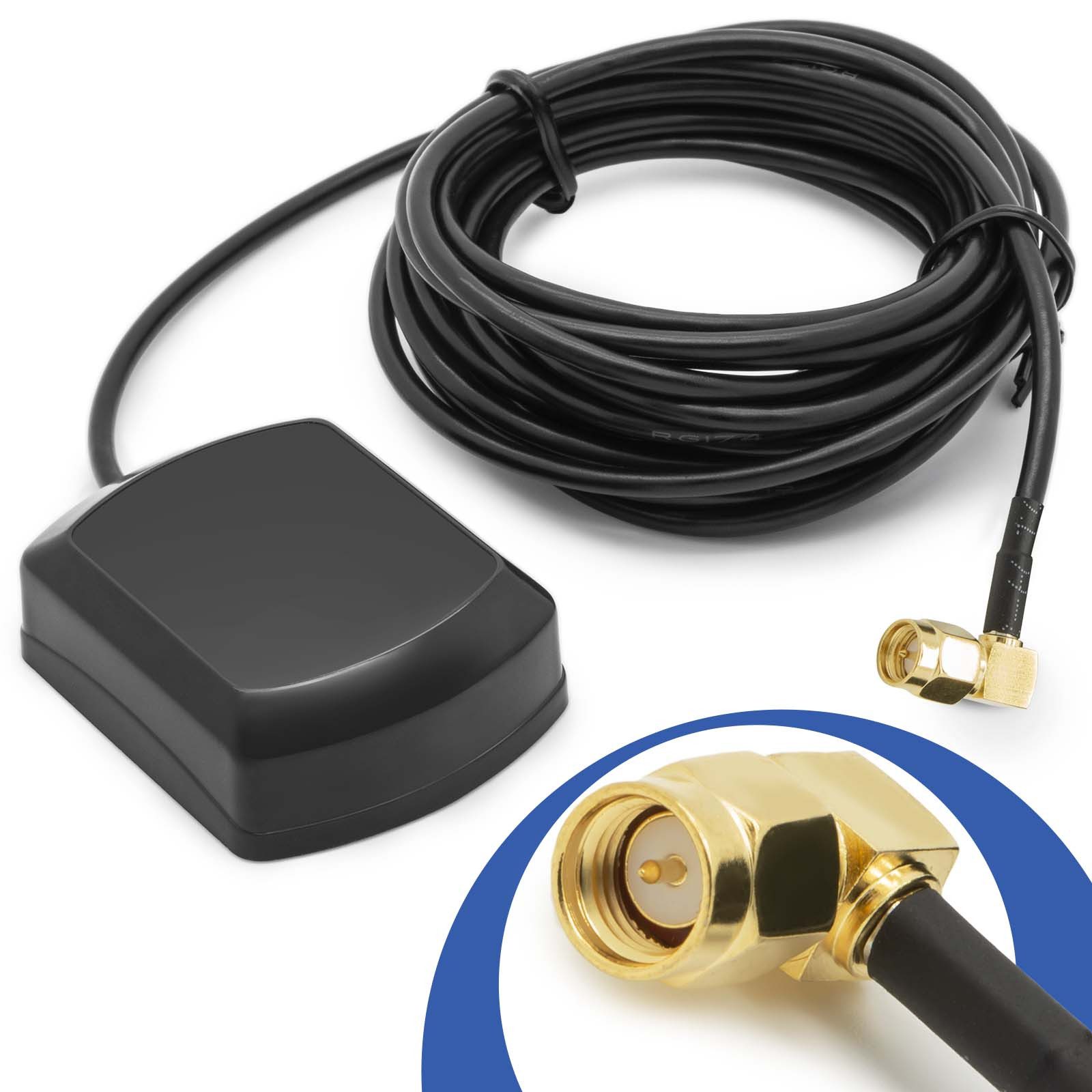 3m GPS Navi Antennen Kabel Auto Radio SMA Magnet KFZ PKW Autoradio-Scheibenantenne