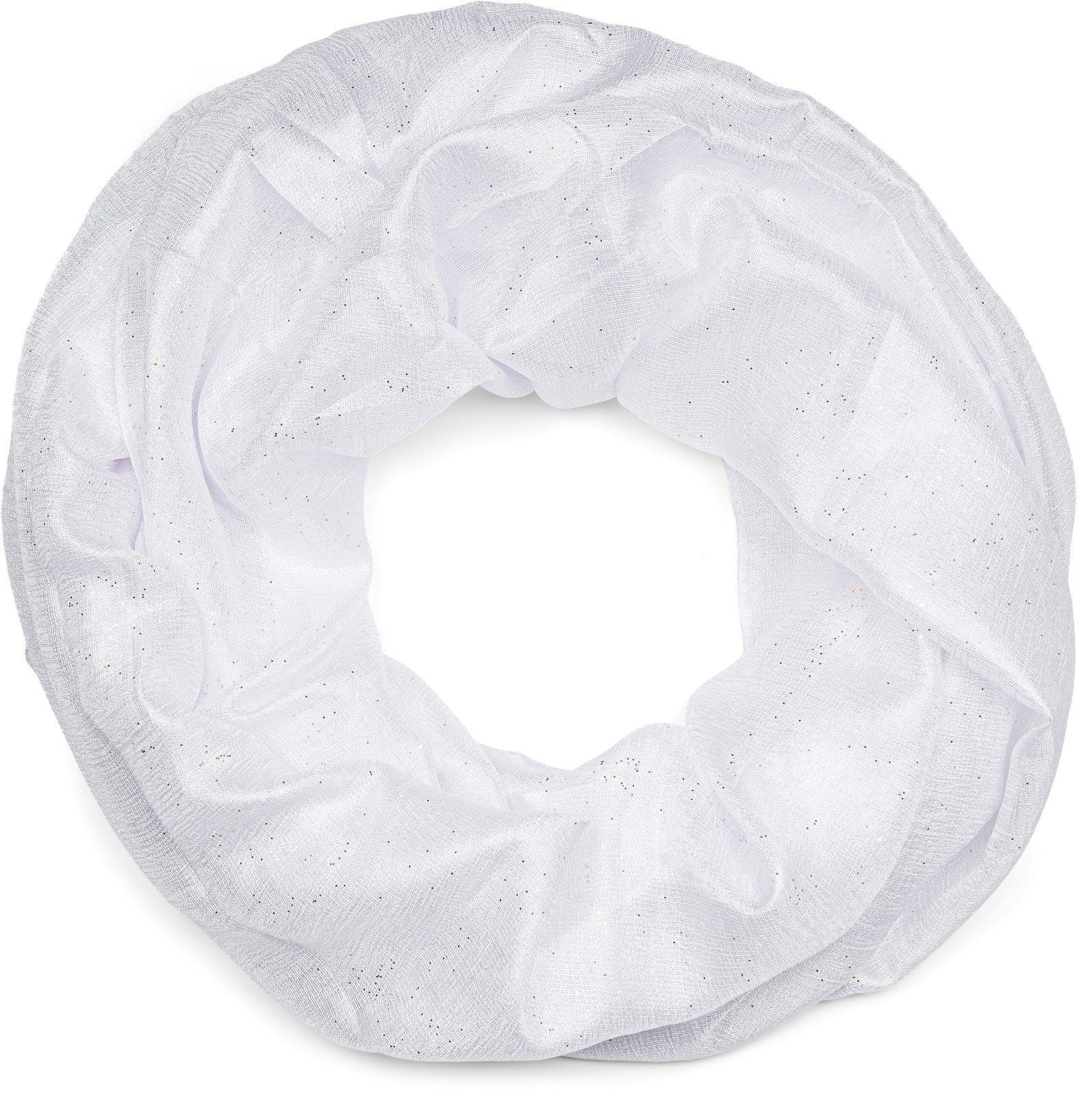 styleBREAKER Loop Seidiger Einfarbiger Loop Glitzer, (1-St) günstig online kaufen