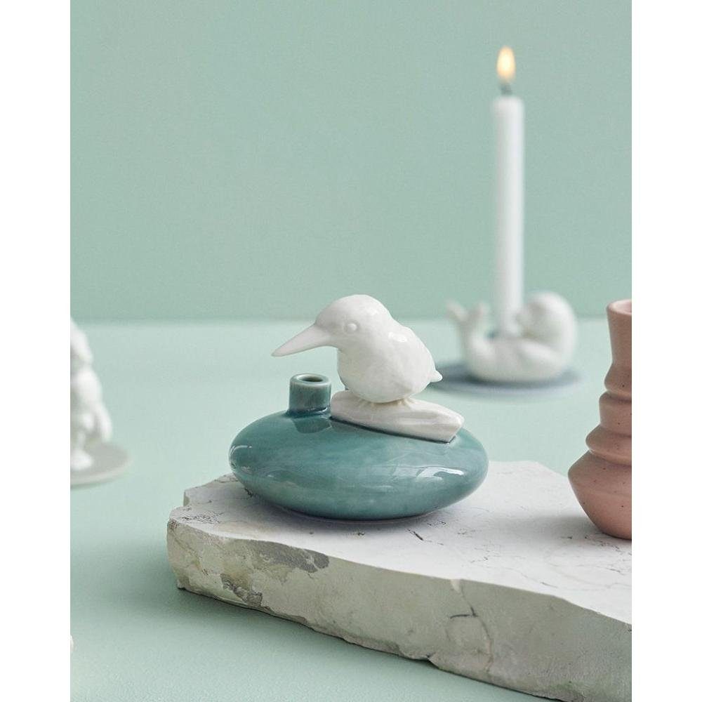 Dottir Nordic Design Dekoobjekt Vase Sweet Stories Kingfisher Peacock günstig online kaufen