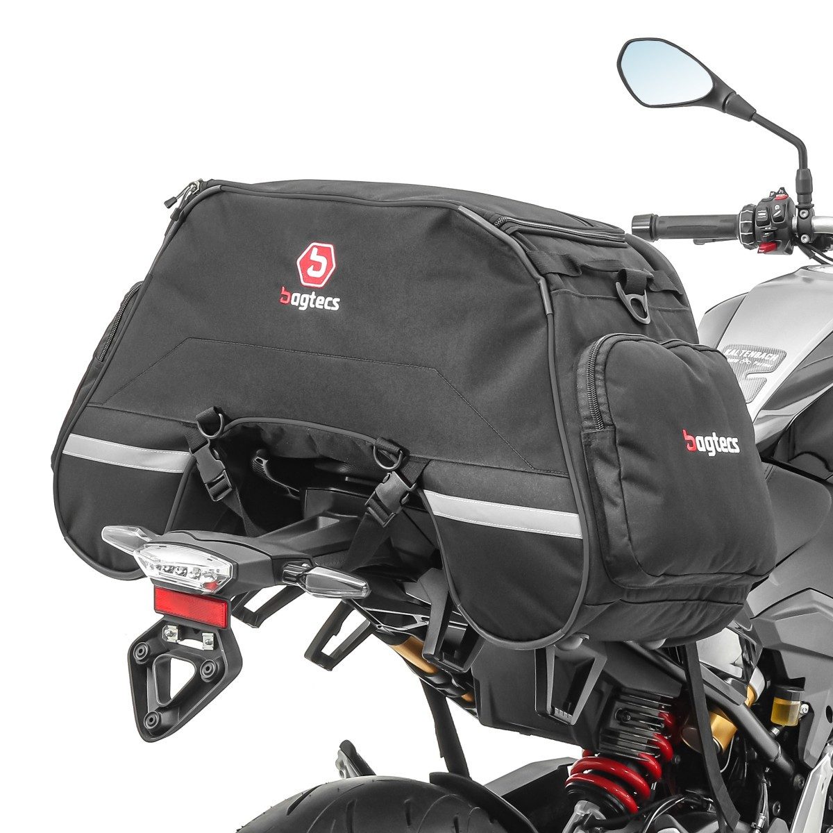 Bagtecs Reisetasche Motorrad Hecktasche # CL62 für Beifahrersitz 62 Liter Volumen schwarz