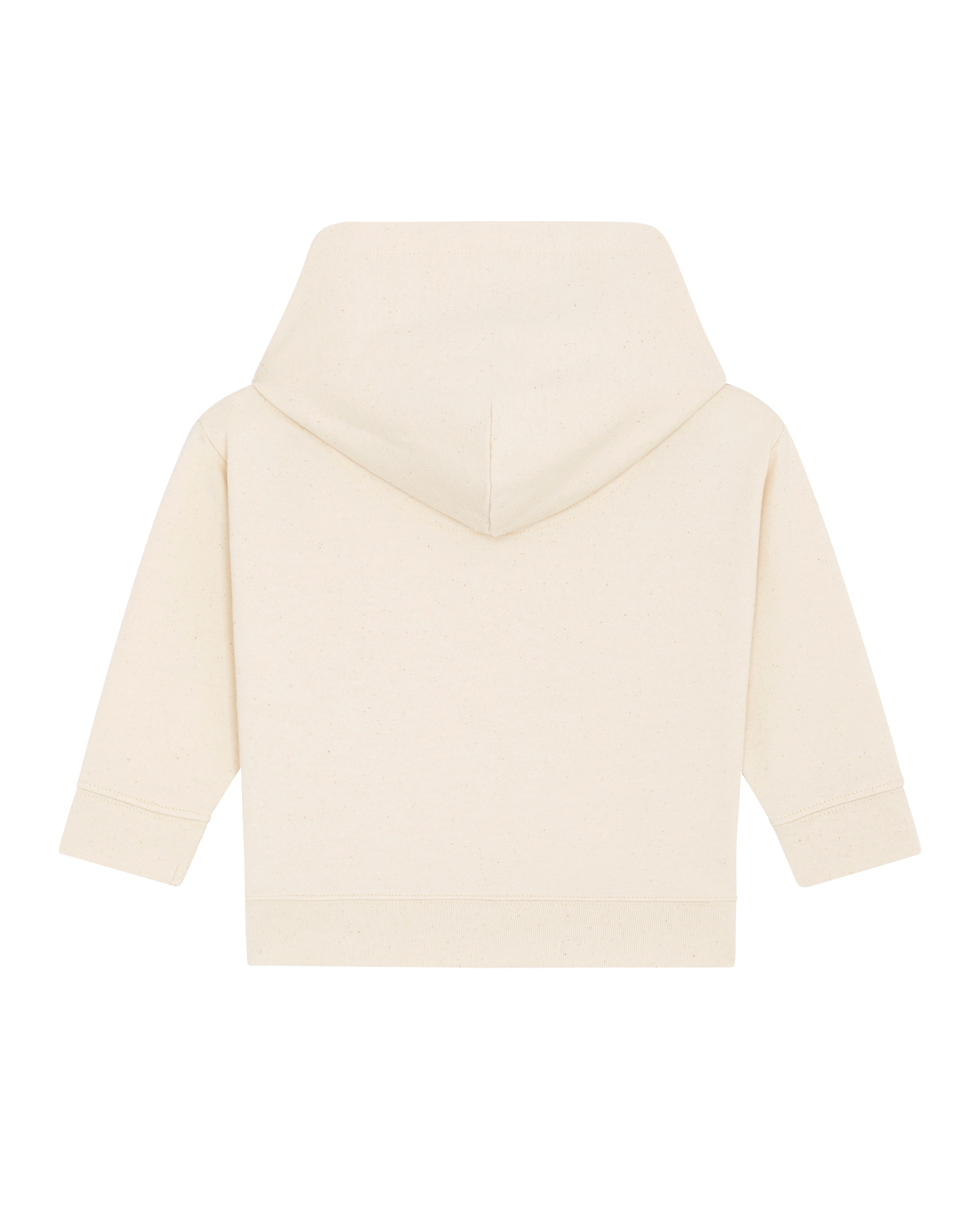 Sitztgut Hoodie Baby Hoodie aus Bio-Baumwolle (1-tlg) Doppellagige Kapuze und weiter Halsausschnitt