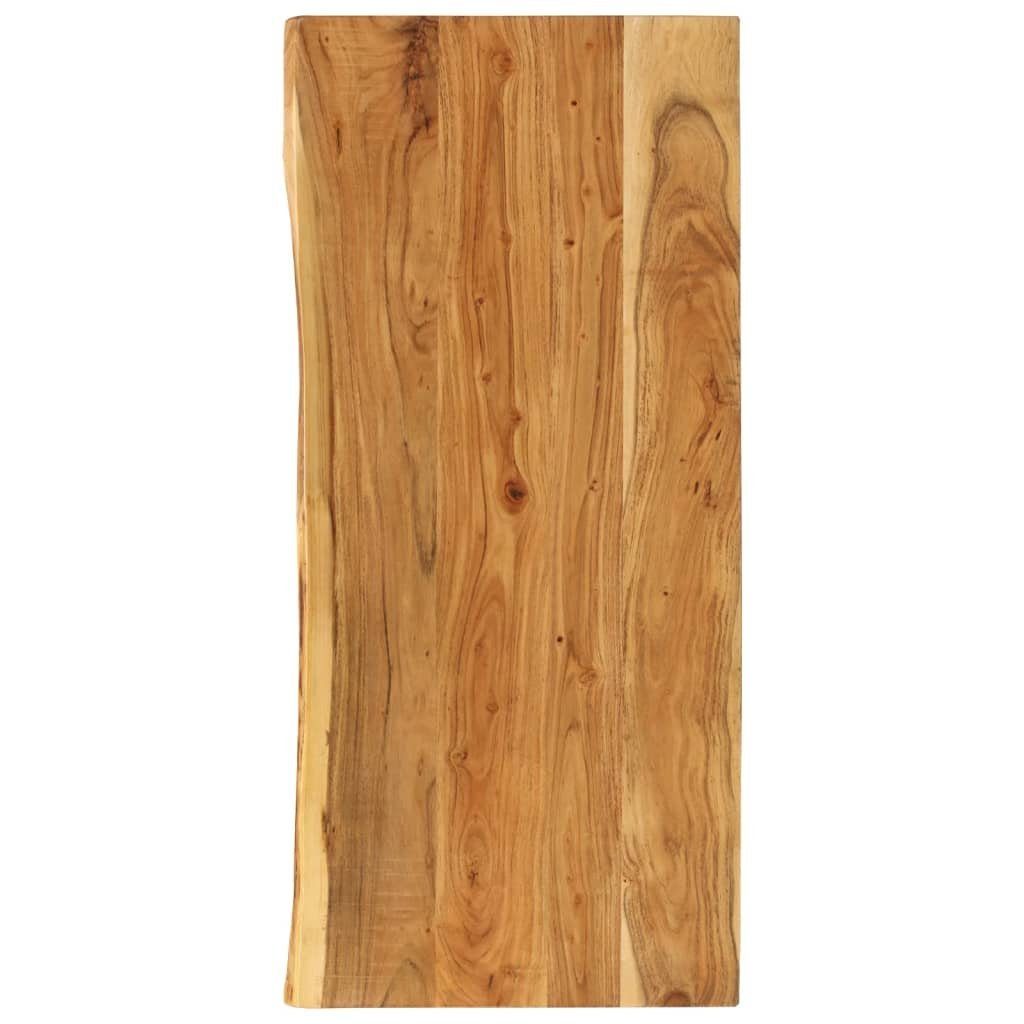 vidaXL Waschtischplatte Badezimmer-Waschtischplatte Massivholz 114x52x4 cm