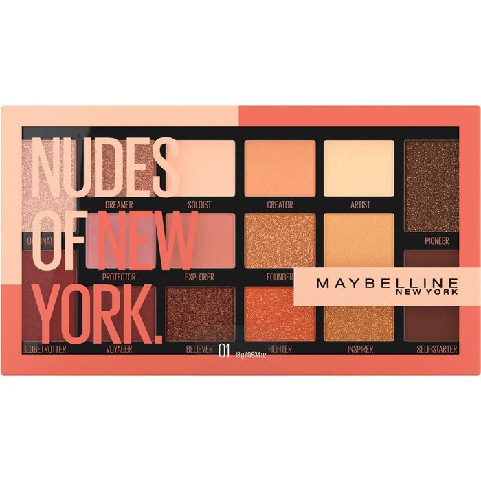 MAYBELLINE NEW YORK Lidschatten-Palette Nudes Of New York