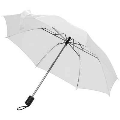 Livepac Office Taschenregenschirm Taschen-Regenschirm / mit Schutzhülle / Farbe: weiss