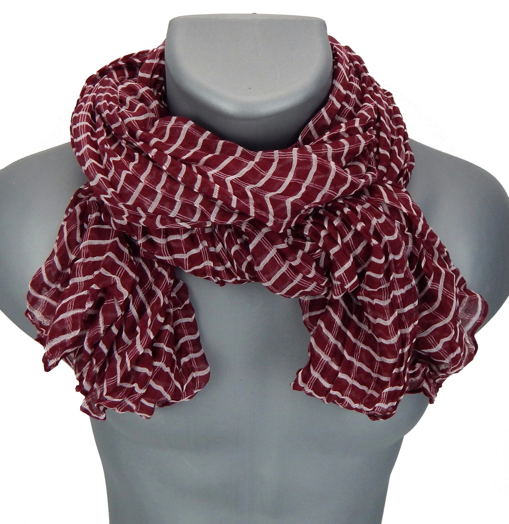 Ella Jonte Modeschal, leichter Schal Rot Blau Schwarz oder Grau Weiss gestr günstig online kaufen