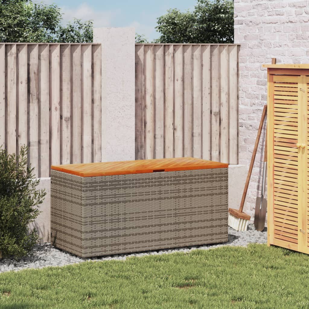 vidaXL Gartenbox Gartentruhe Grau 110x50x54 cm günstig online kaufen