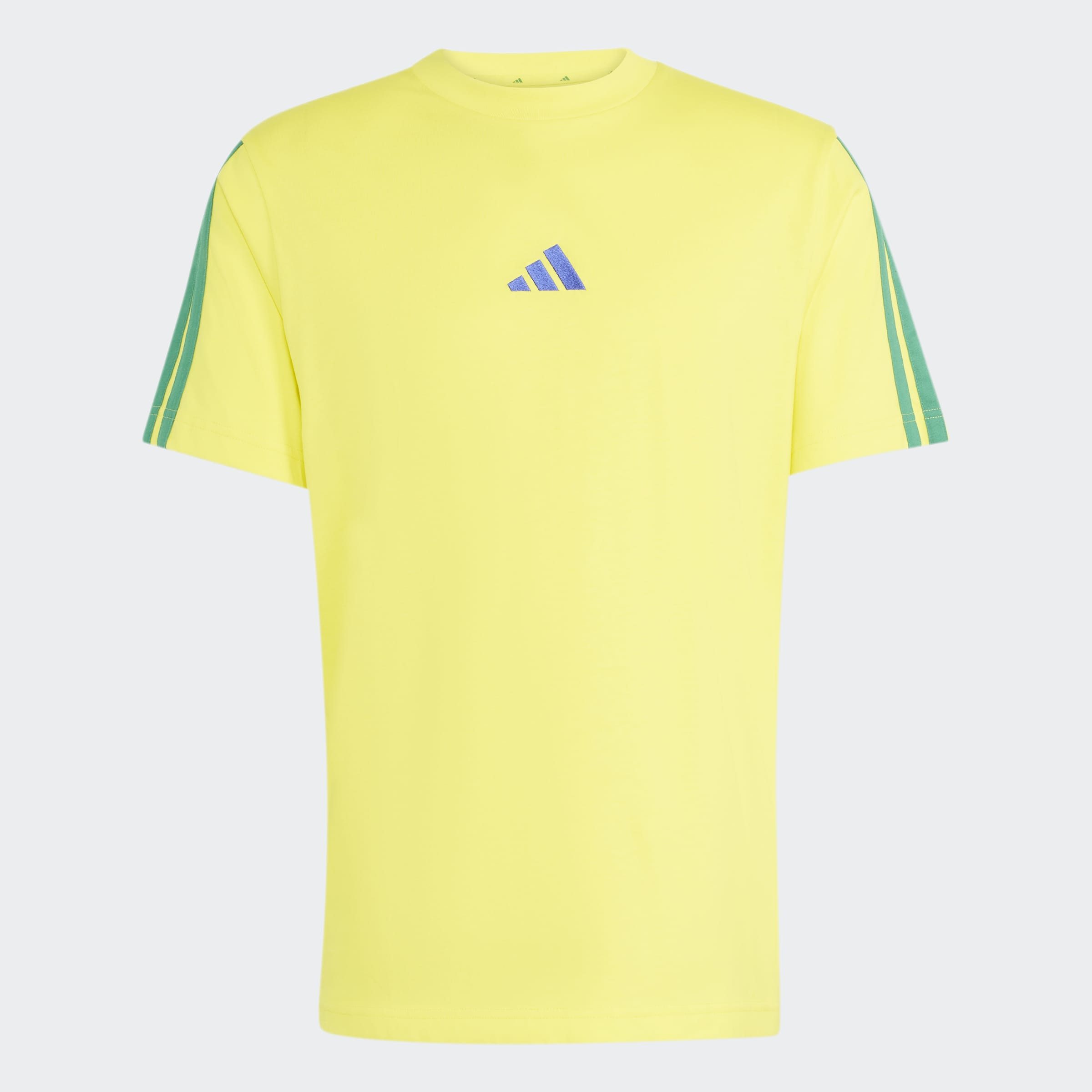 T-Shirt ESSENTIALS DREI STREIFEN, SINGLE JERSEY