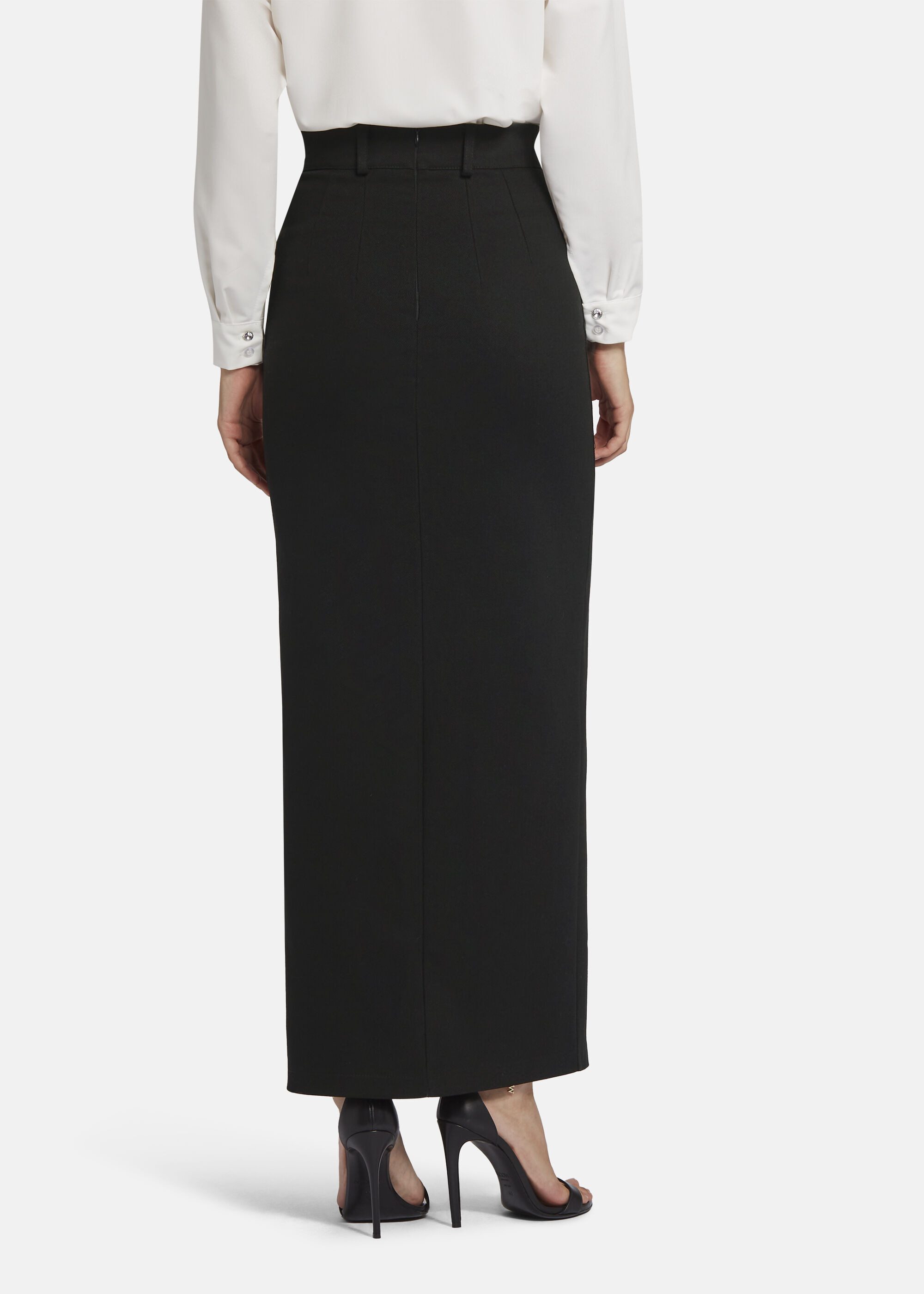 Nicowa A-Linien-Rock TRENALA aus Twill mit kniehohem Schlitz