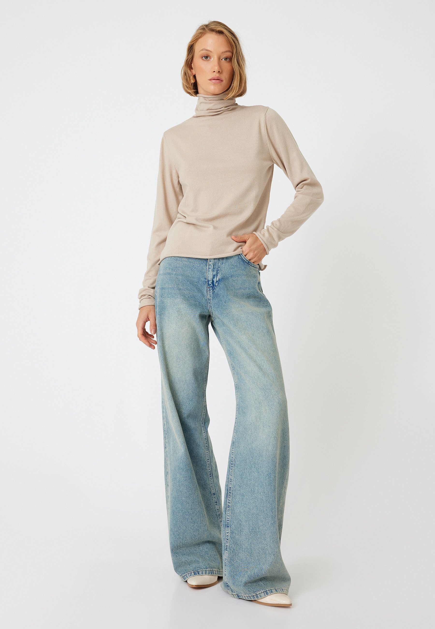 Koton Rollkragenpullover Rollkragen Regular günstig online kaufen