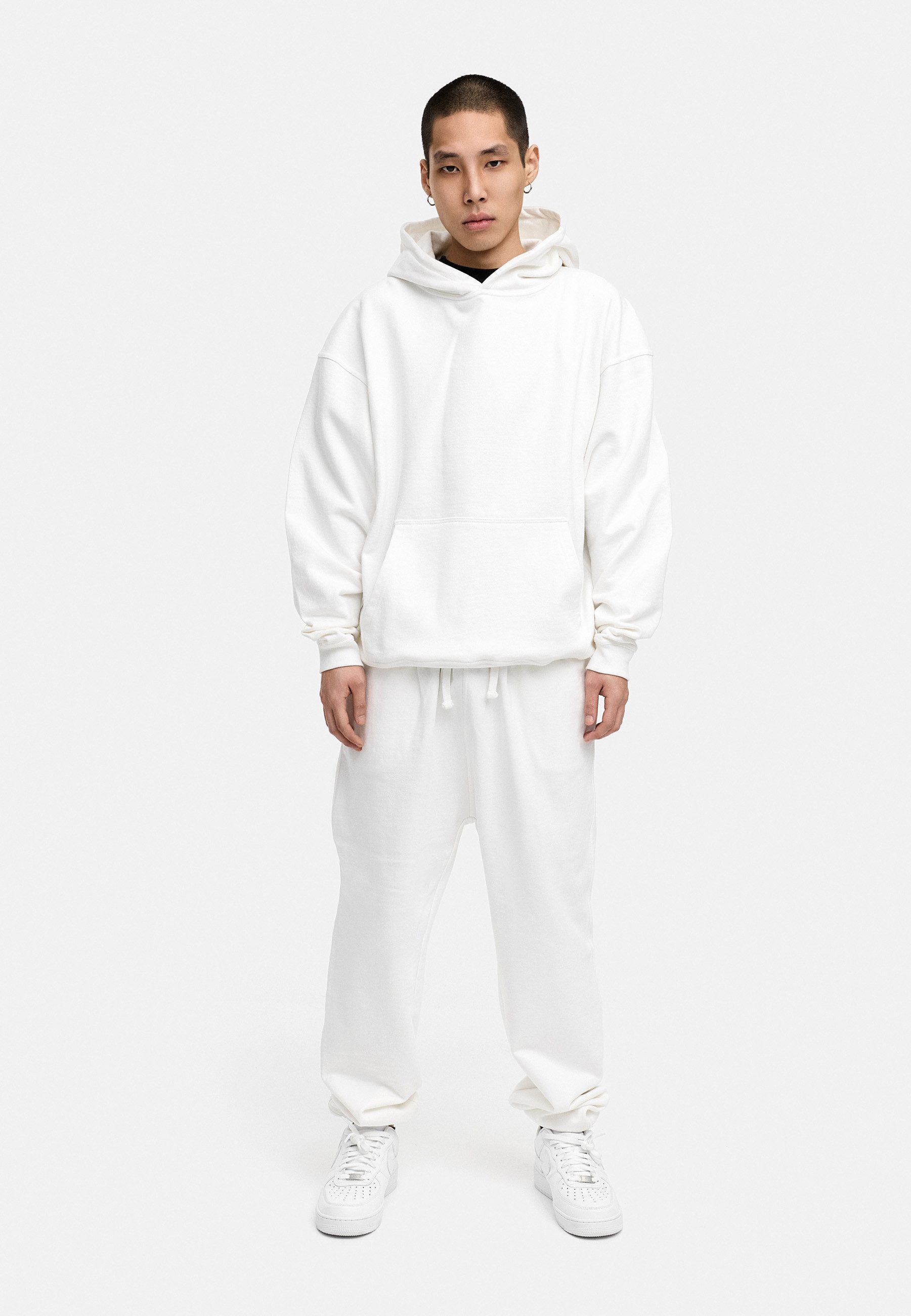 BEHYPE STUDIOS Hoodie IM OVERSIZE FIT Herren Cord-less Kapuzenpullover lockeres Kapuzen-Sweatshirt Sweater