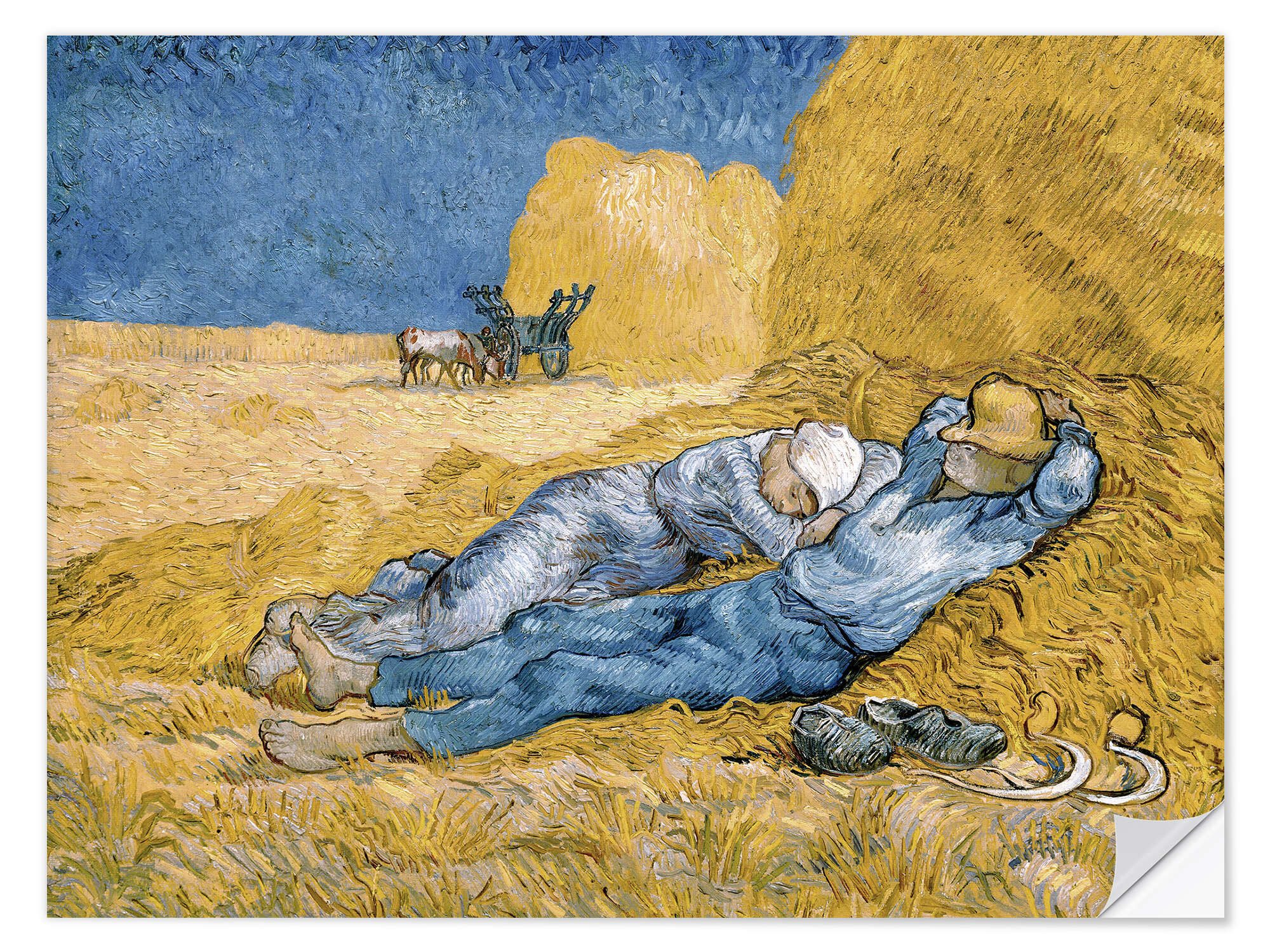Posterlounge Wandbild Mittagsrast, Vincent van Gogh, günstig online kaufen