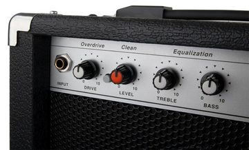 Soundking AK10G Gitarrenverstärker Verstärker (Anzahl Kanäle: 2 (Clean und Verzerrt), 30 W, Gitarrencombo - Regler: Drive, Level, Treble, Bass)