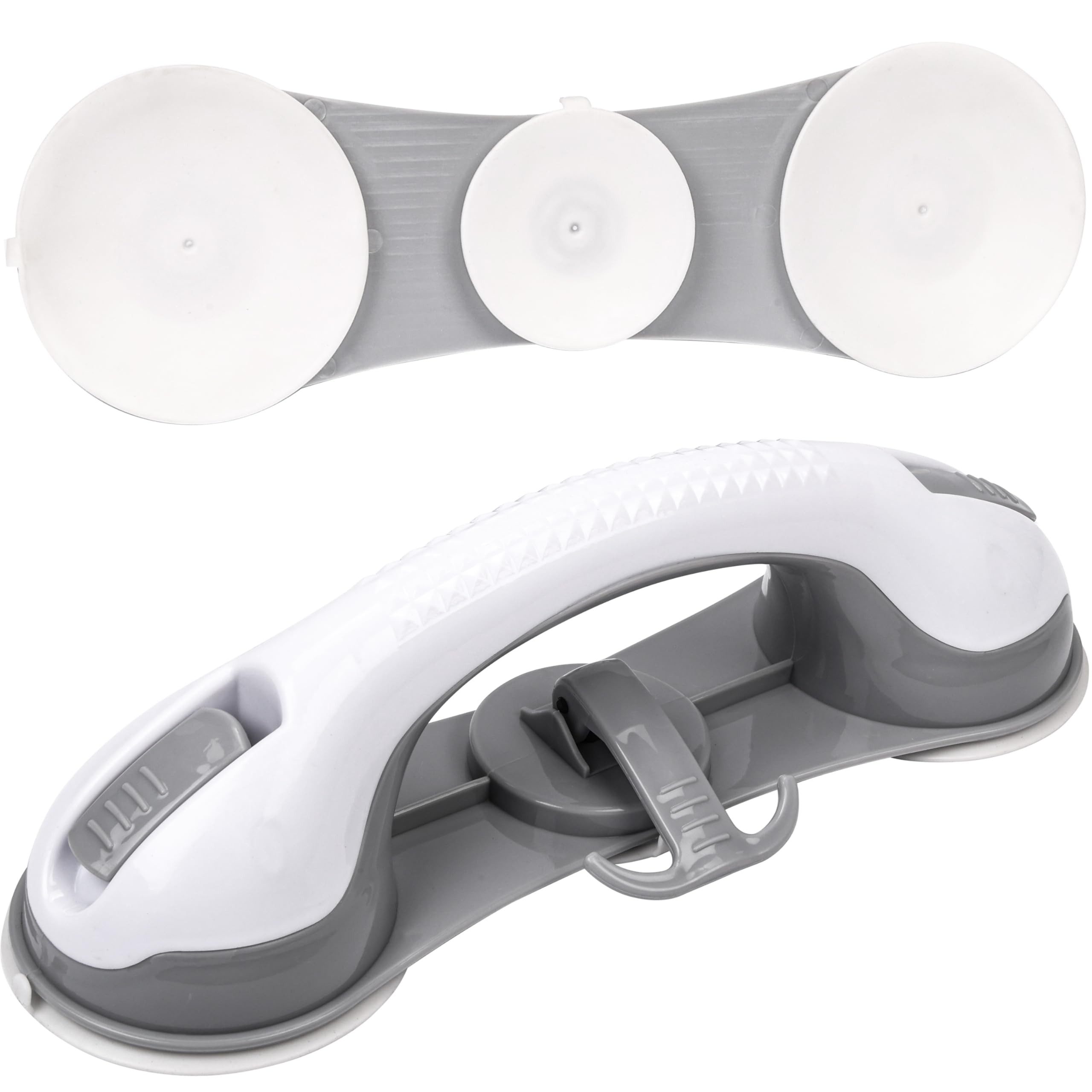 Handlauf Belle Vous (2er Pack) Behinderten Haltegriff Dusche ohne Bohren mit 3