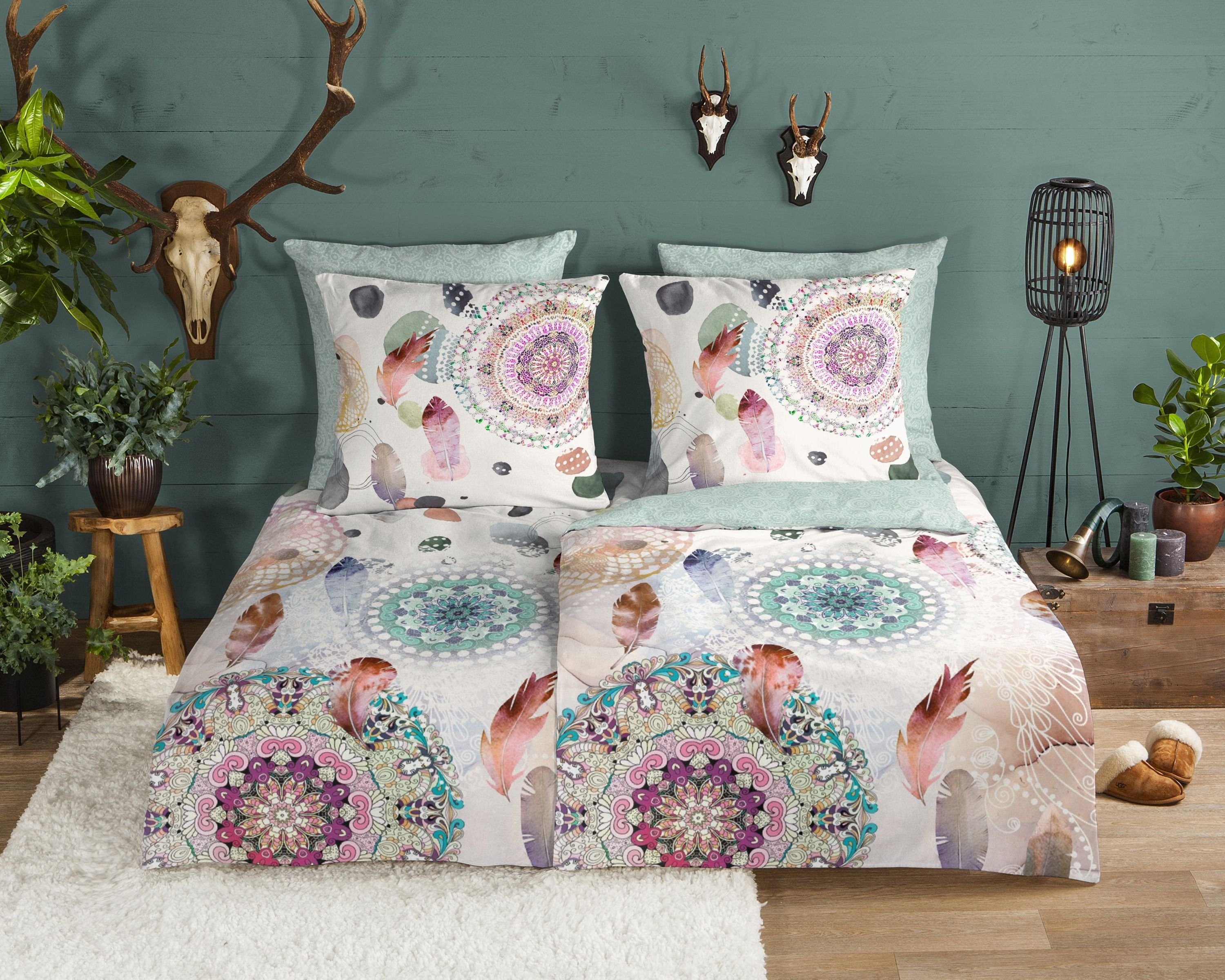 Traumschloss Bettwäsche Comfort Baumwolle, Flanell, 2 teilig, pastellfarben günstig online kaufen