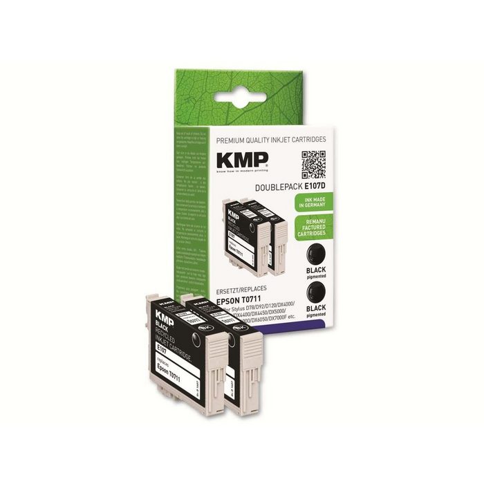 KMP KMP Tintenpatronen-Set kompatibel für Epson T0711 Tintenpatrone