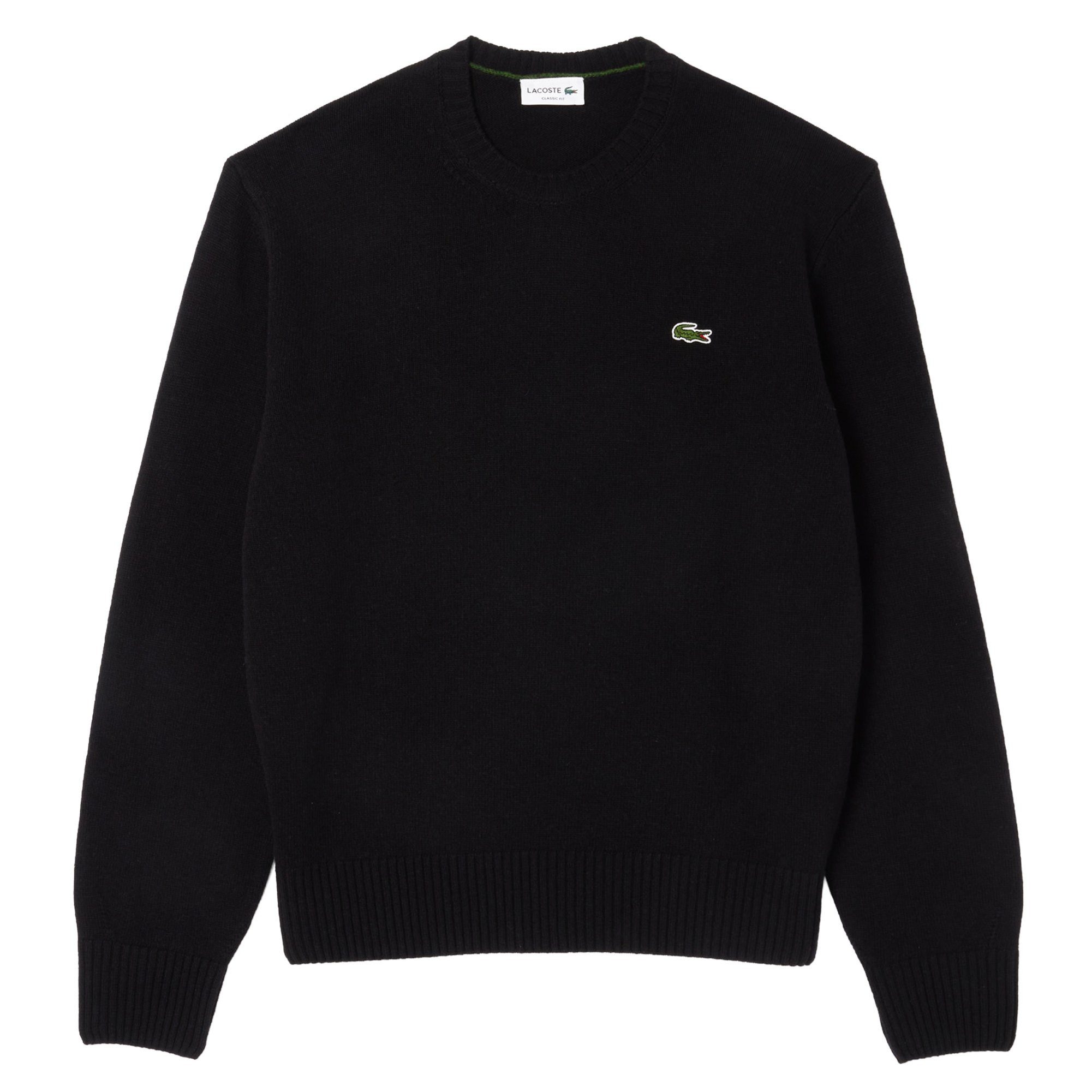 Lacoste Sweatshirt Herren Strickpullover 1er Pack Wolle (Packung, 1er Pack)