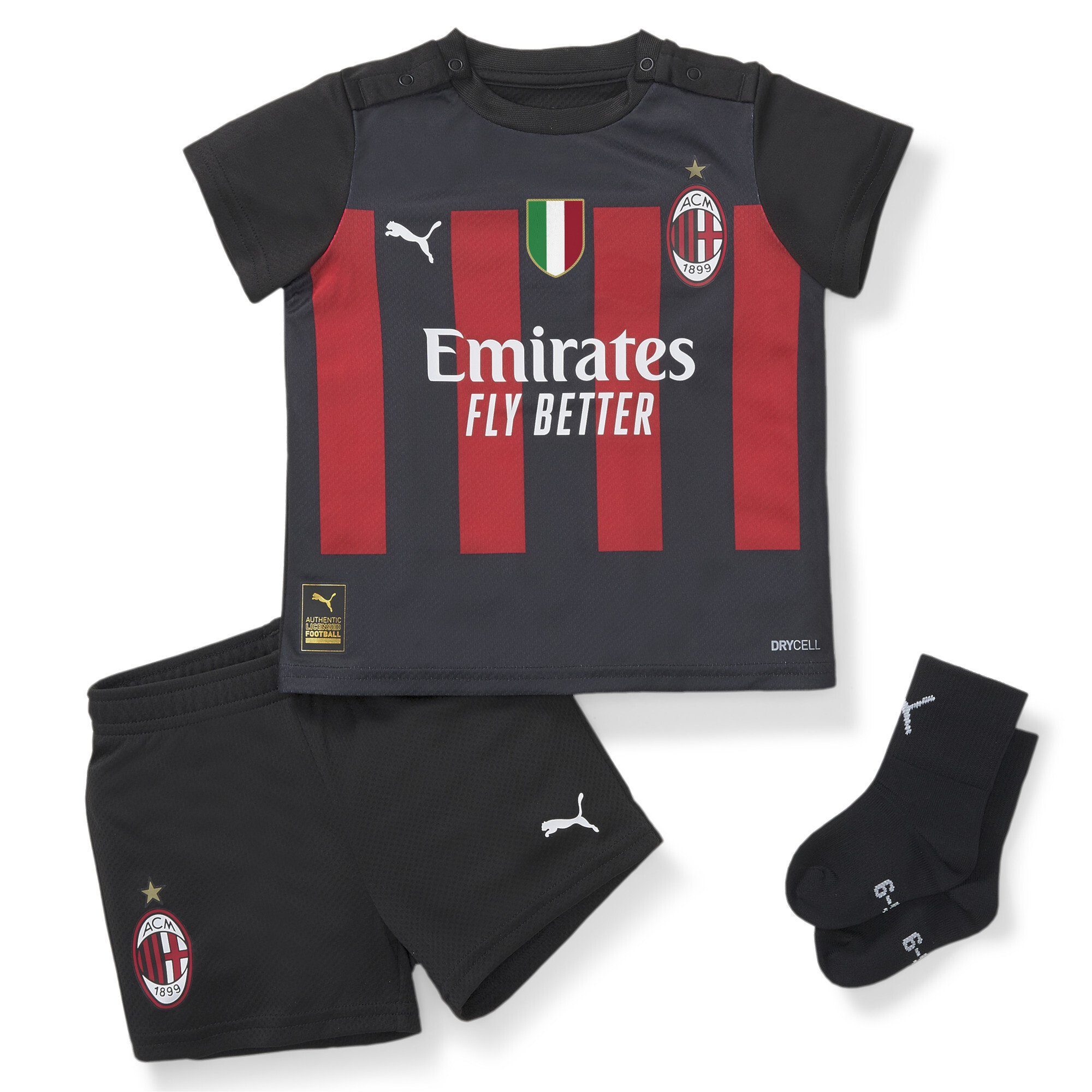 PUMA Trainingsanzug A.C. Milan Home 22/23 Baby-Kit mit Scudetto