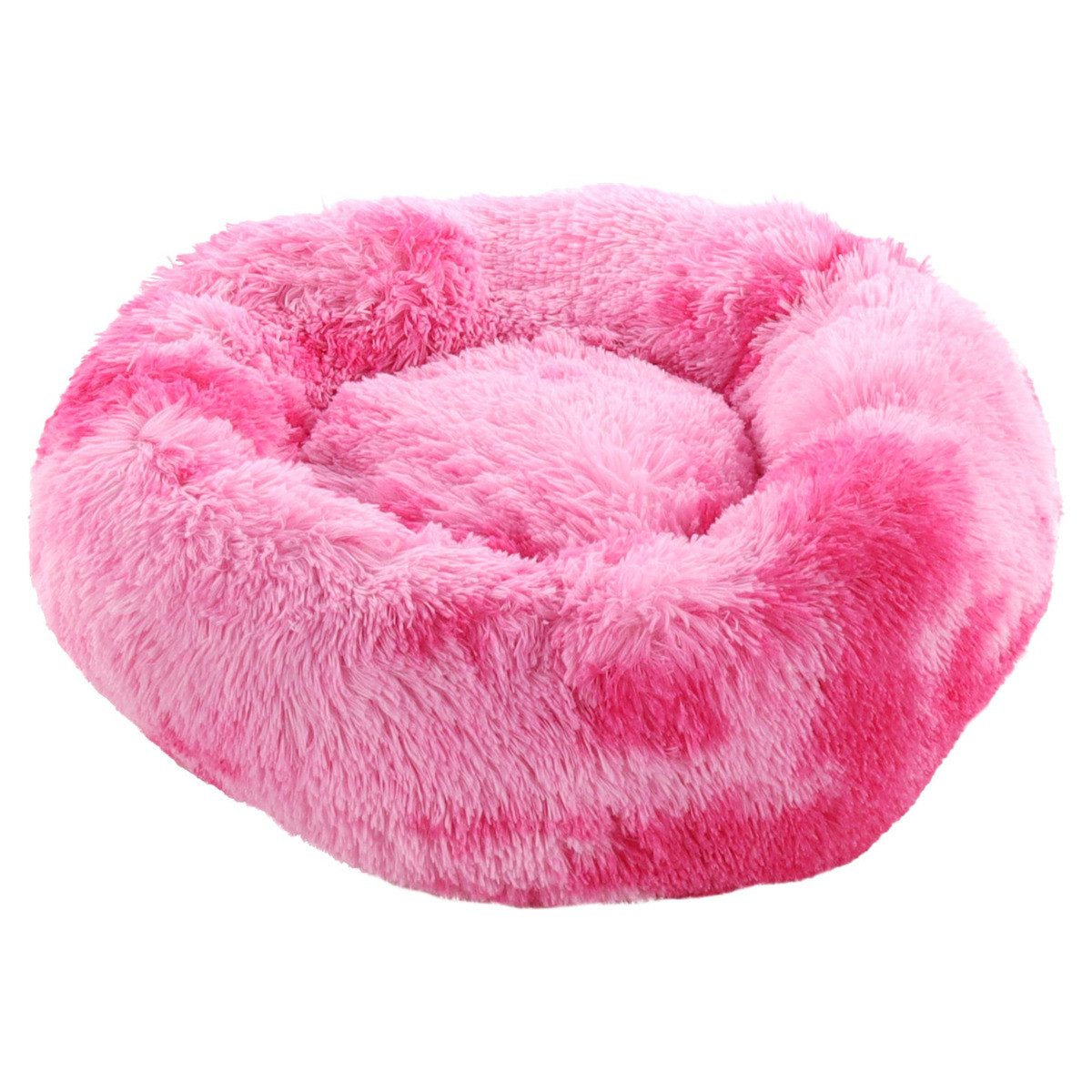 Flamingo Tierbett Korb Demi rund rosa