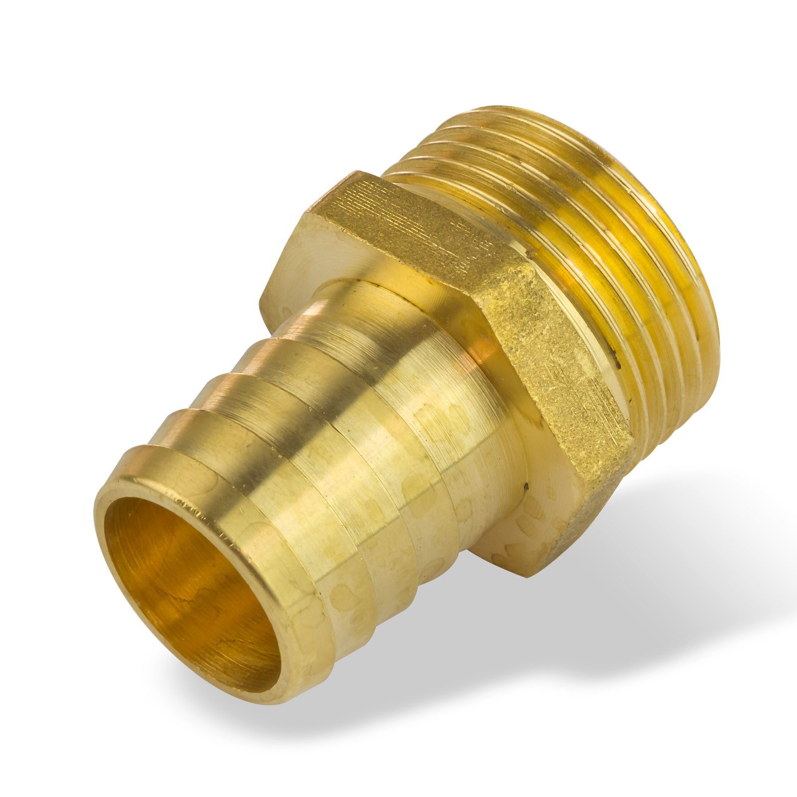Schlauchadapter Messing Schlauchtülle Ø 1 1/2 Zoll AG x 40 mm Schlauchstutzen schwer