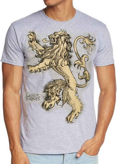Game of Thrones Print-Shirt LANNISTER - Game of Thrones, T-Shirt Gray melange S M L XL XXL