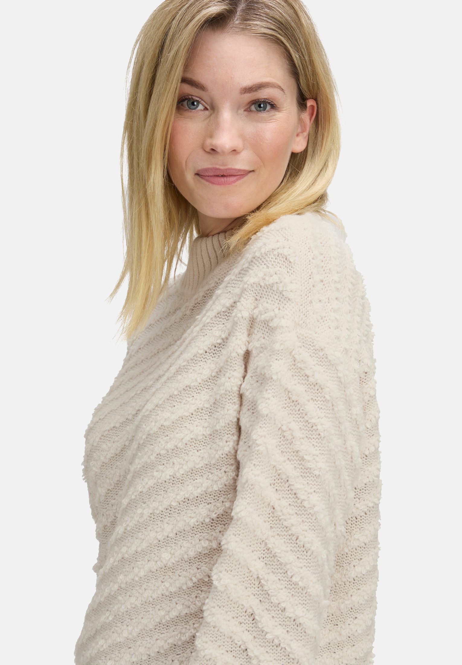 Betty&Co Strickpullover Damen mit Struktur (1-tlg)