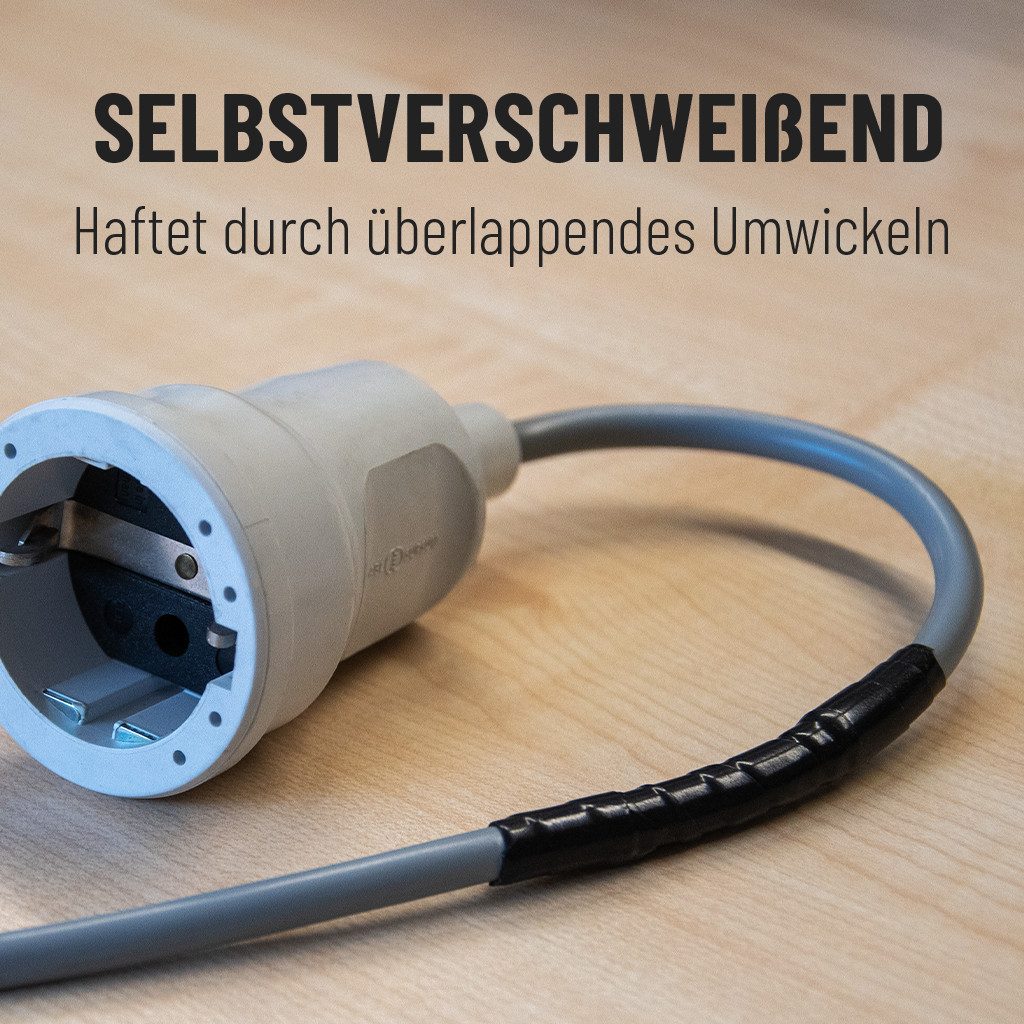 greate. Isolierband selbstverschweißendes Isolierband 25 mm x 3 m - Silikonband (1-St) – Bild 3 von 5