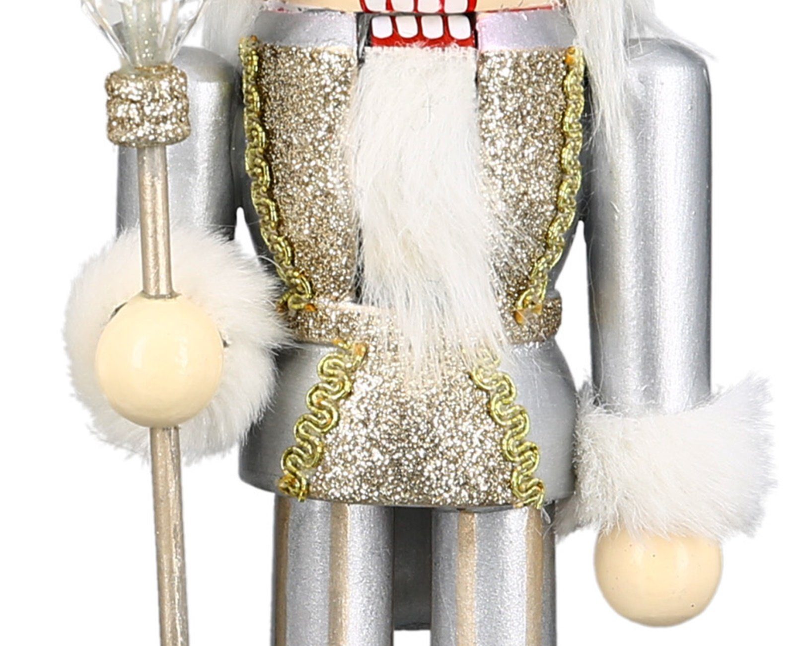 dekojohnson Weihnachtsfigur dekojohnson traditionelle Nussknacker-Figur-König