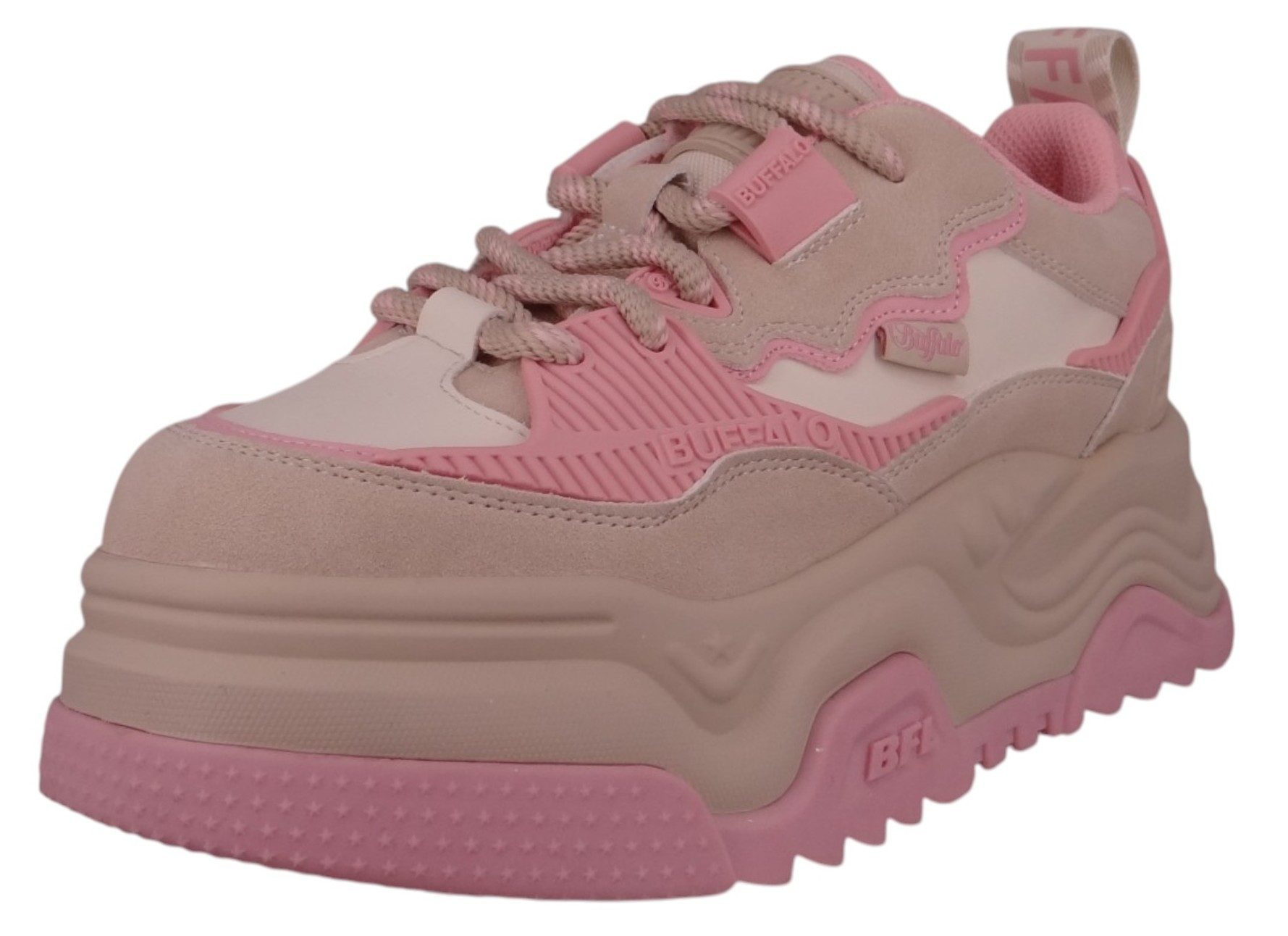 Buffalo PD00016292 Orbit Cream Rose Sneaker