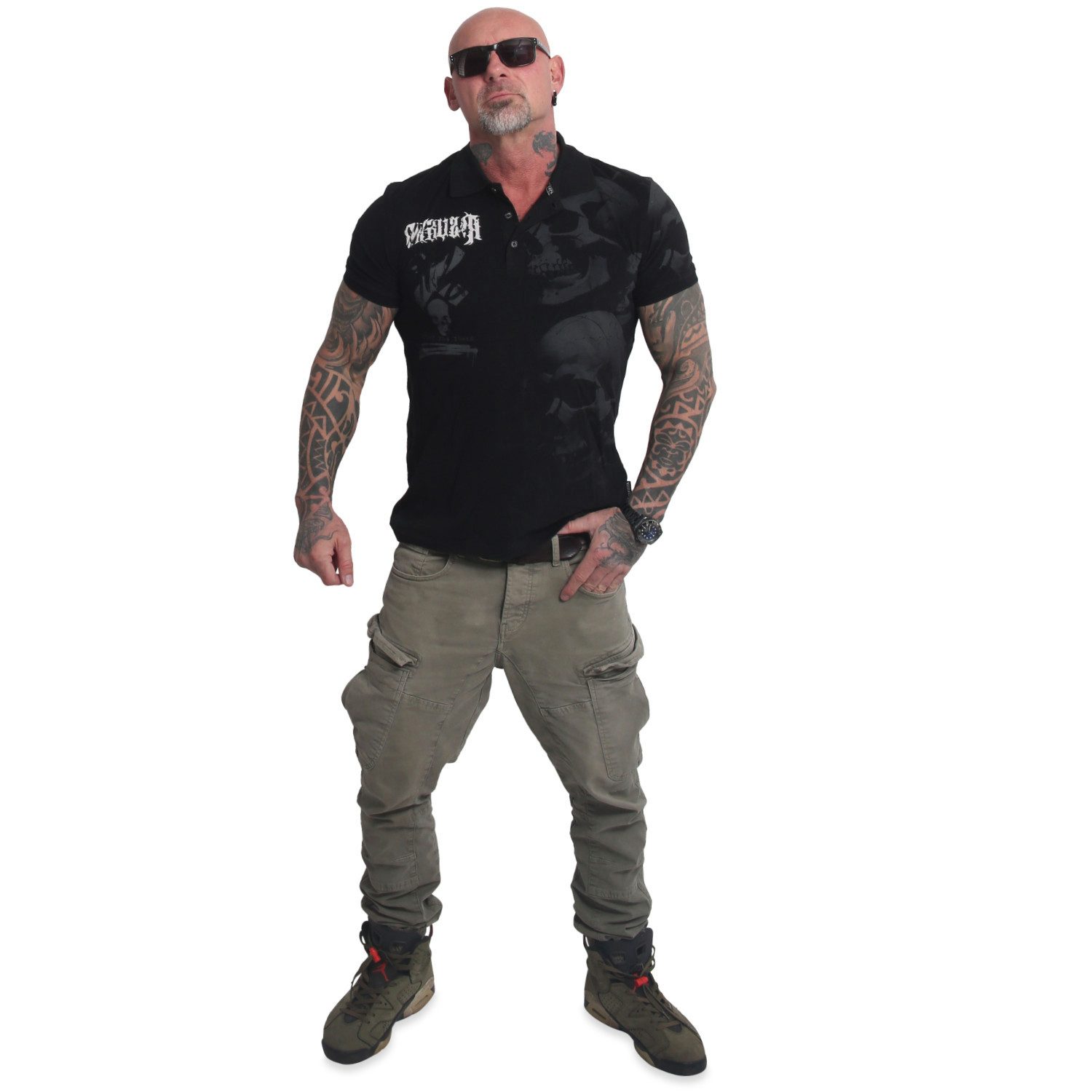 YAKUZA Poloshirt Skull Awakening