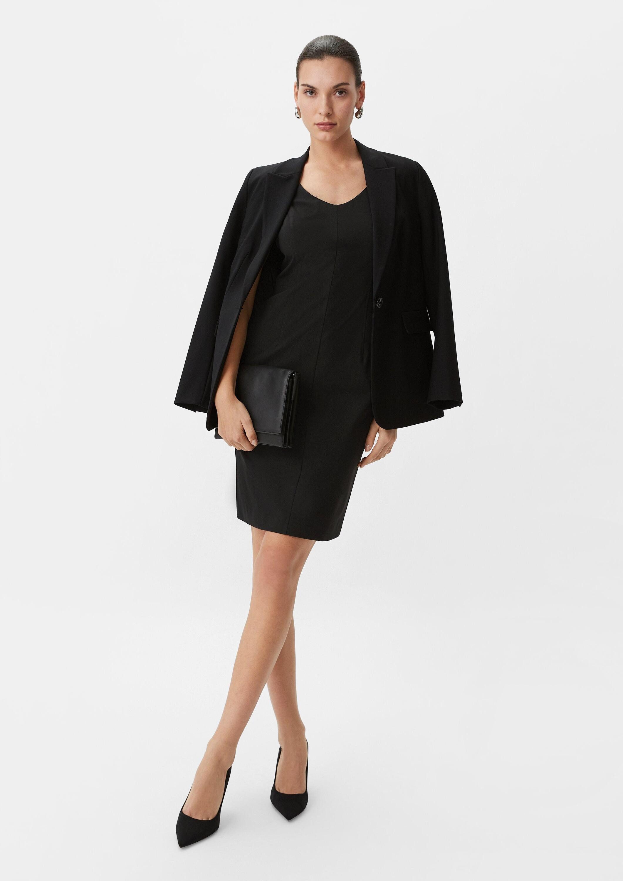 comma Minikleid Kleid Kleid mit Kappärmeln