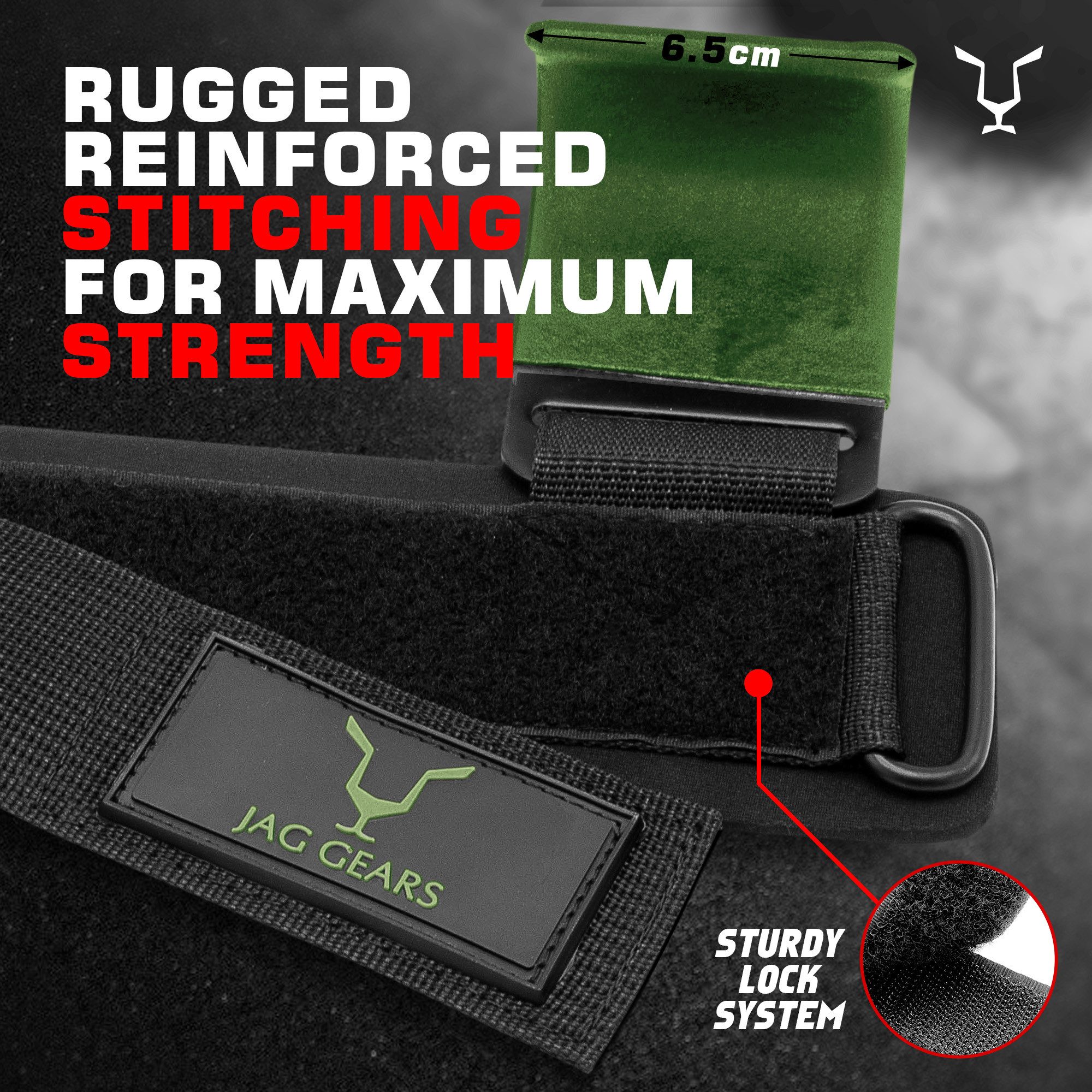 JAG GEARS Zughilfe Gewichtheberhaken Handgelenkbandage Stützen Hebehilfen Krafttraining (1 x pair hooks, Gym Grips Crossfit Trainingshilfen Fitnessstudio Fitness), Aus strapazierfähigem Material