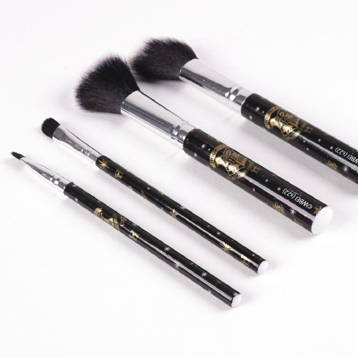 Harry Potter Kosmetiktasche Harry Potter Make-up Pinselset 4-teilig mit praktischer Kosmetiktasche
