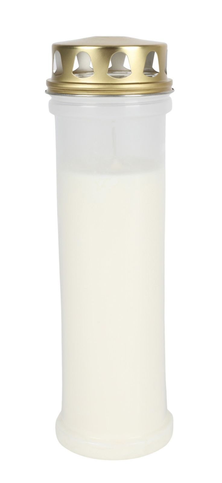 BURI Grabkerze XL Grablicht weiß Grabkerze Ewiglicht Tagebrenner Gedenkkerze