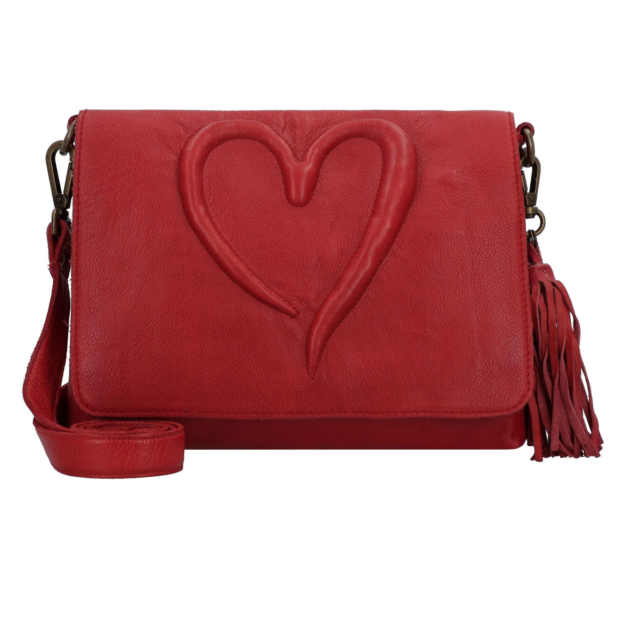 Lederwaren Onlineshop Love Moschino UmhÃ¤ngetasche Rot Taschendieb