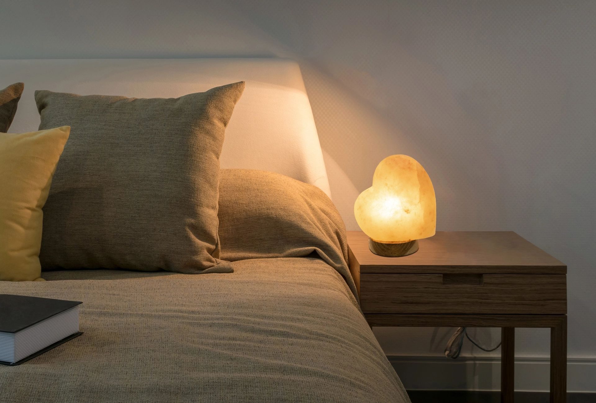 GLOBO LIGHTING Salzkristall-Tischlampe STONE, ohne Leuchtmittel, Salzstein, günstig online kaufen