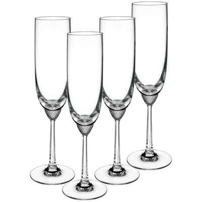 Villeroy & Boch Champagnerglas Octavie Champagnergläser 160 ml 4er Set, Glas