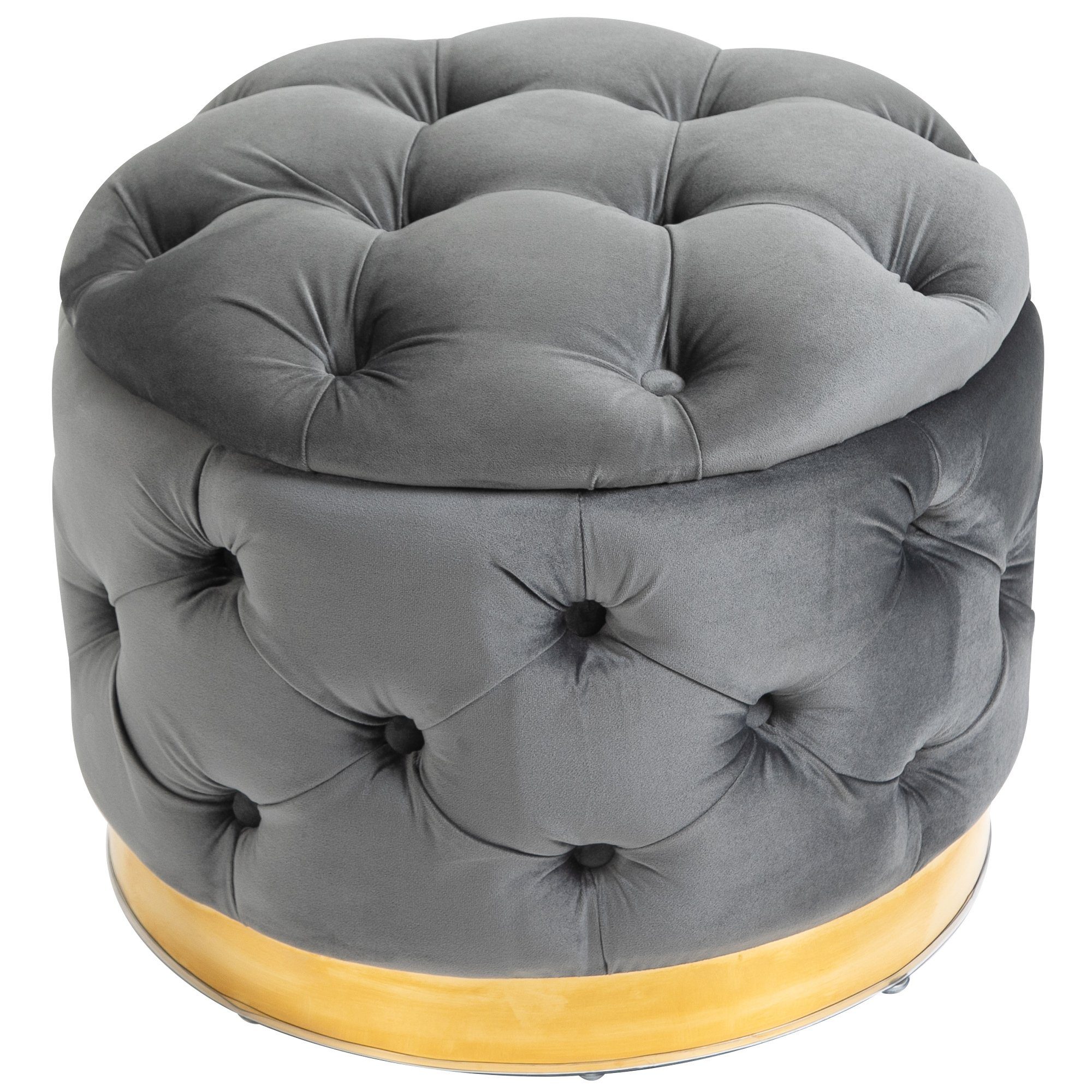 HOMCOM Polsterhocker Sitzhocker im Vintagestil günstig online kaufen