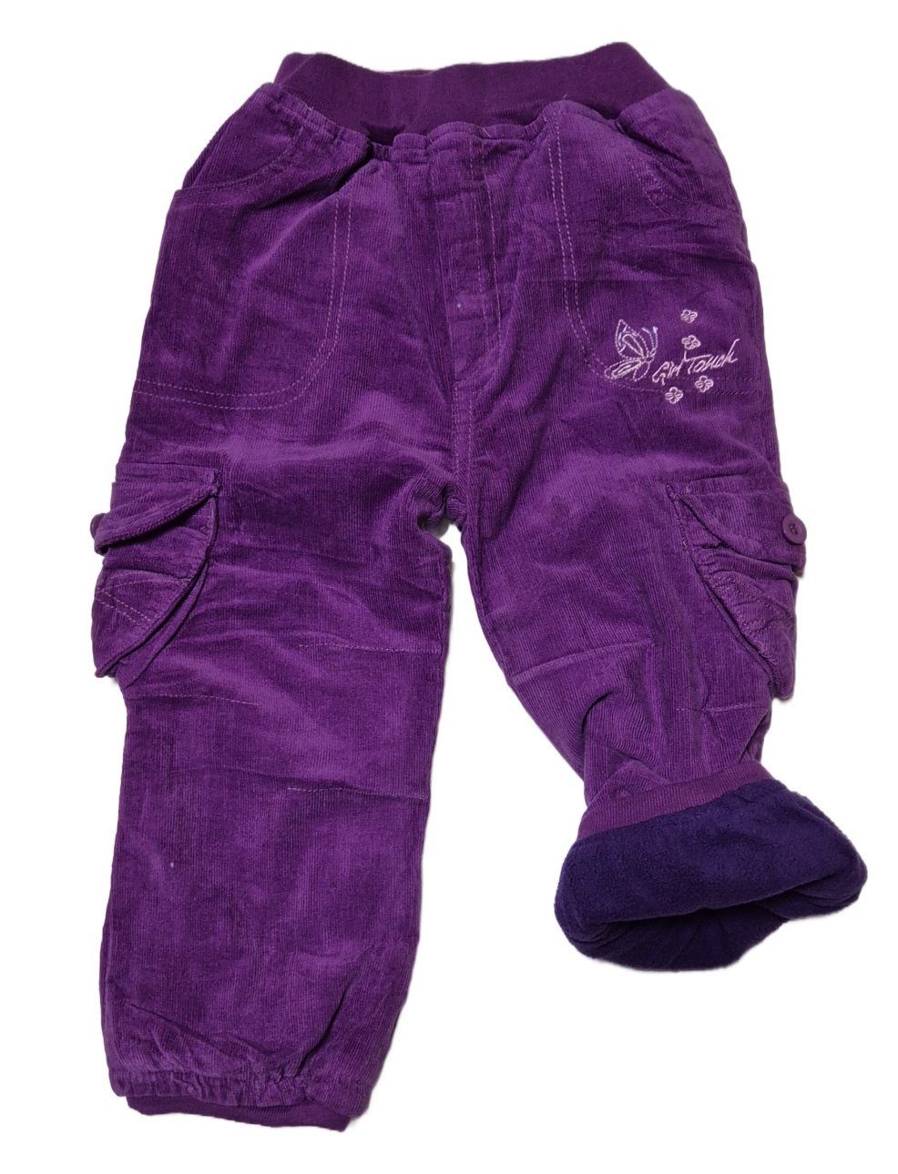 Girls Fashion Thermohose Mädchen Thermohose, gefütterte Cordhose, MT10